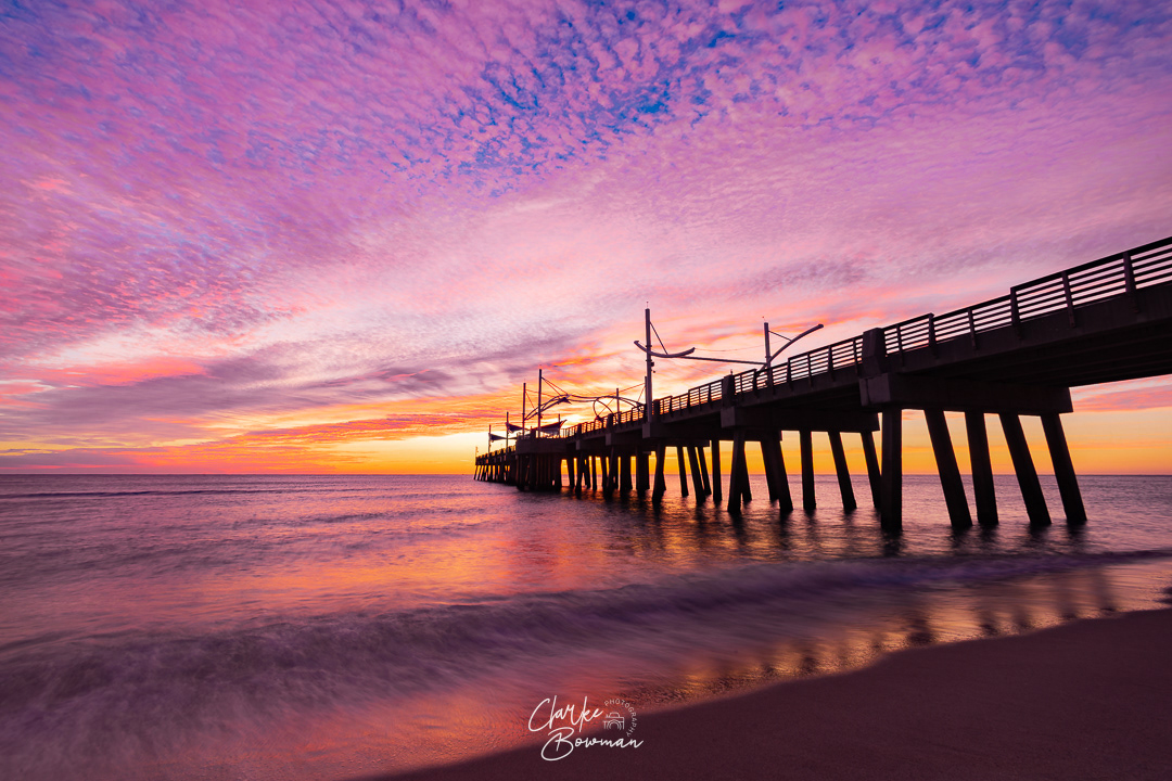 Pompano Pier #7 - Cotton Candy Sky