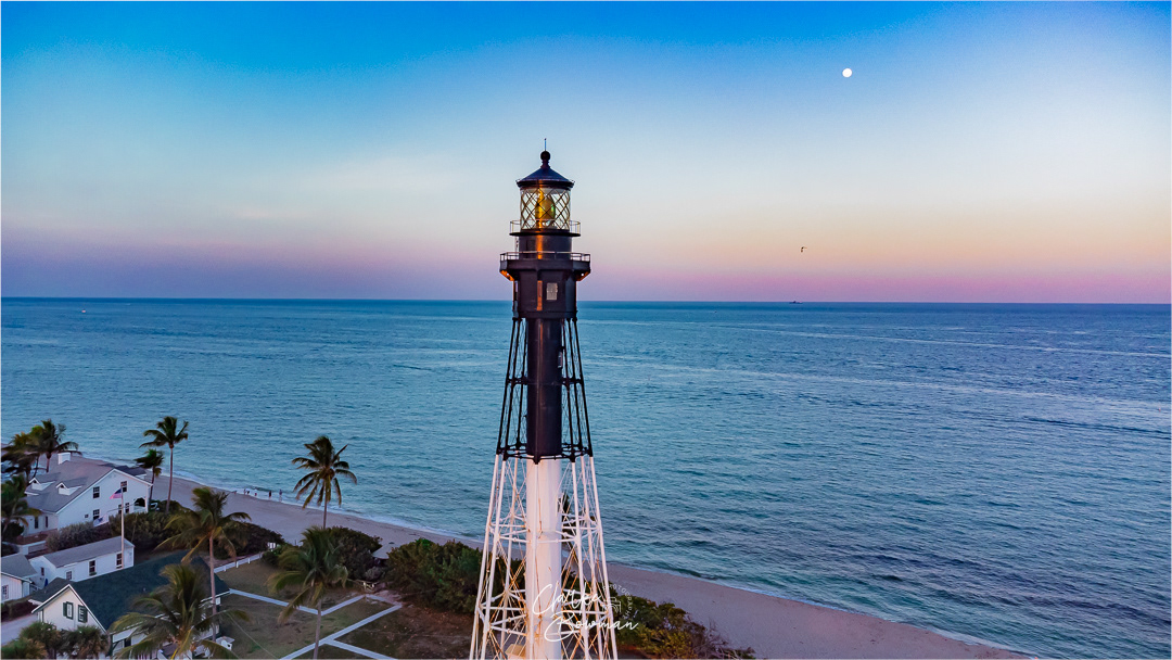 Hillsboro Lighthouse #14 - Moonrise