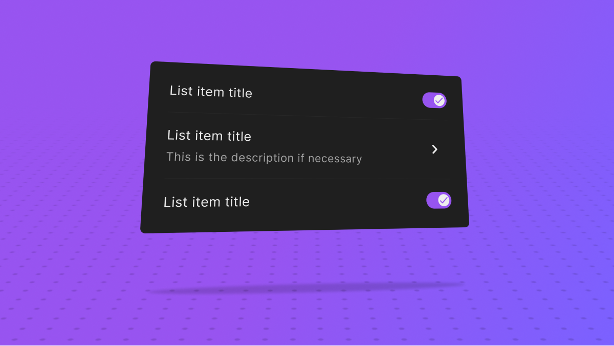 List Template