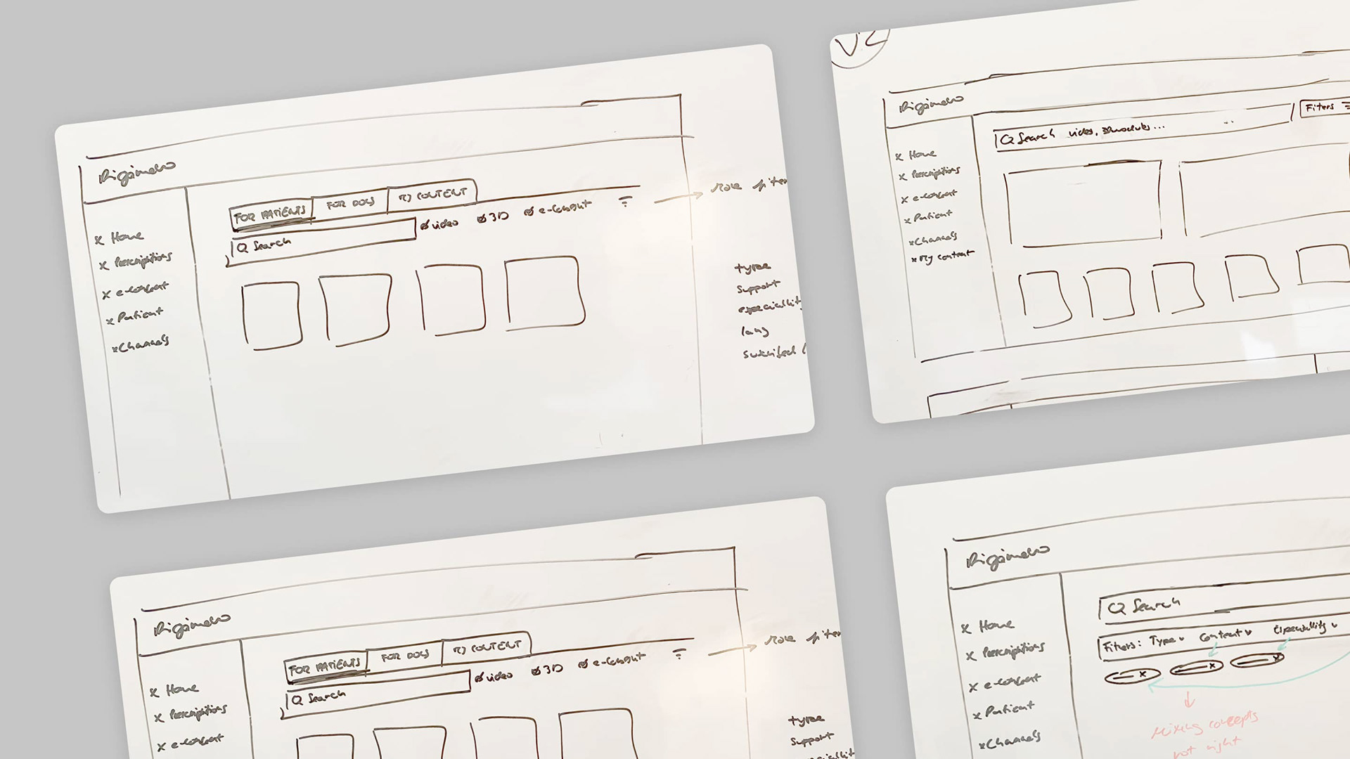 Initial sketches