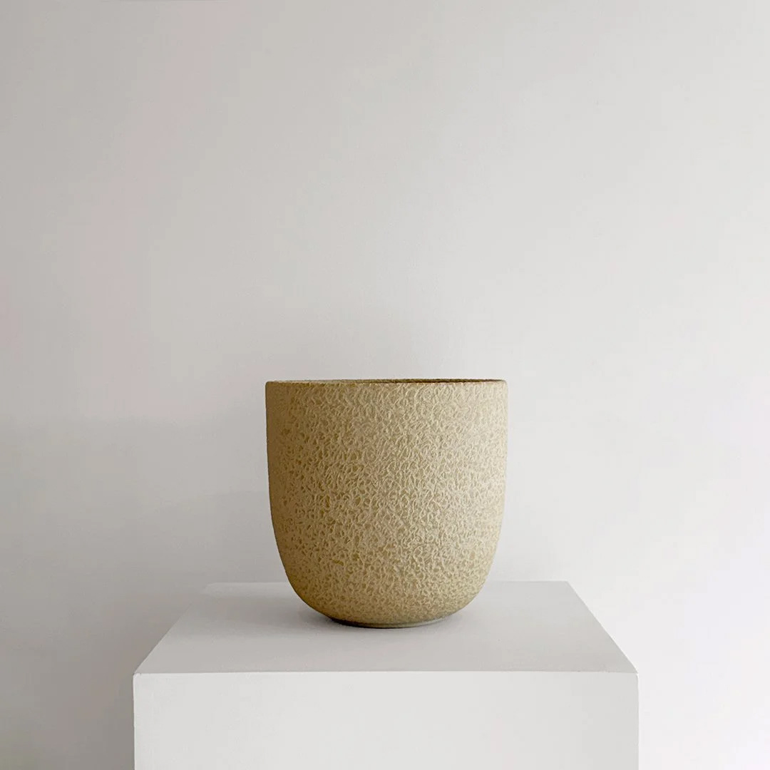 Deep Bowl, 2026, Unglazed stoneware, 11 in H × 10.75 in diameter (27.9 × 27.3 cm)