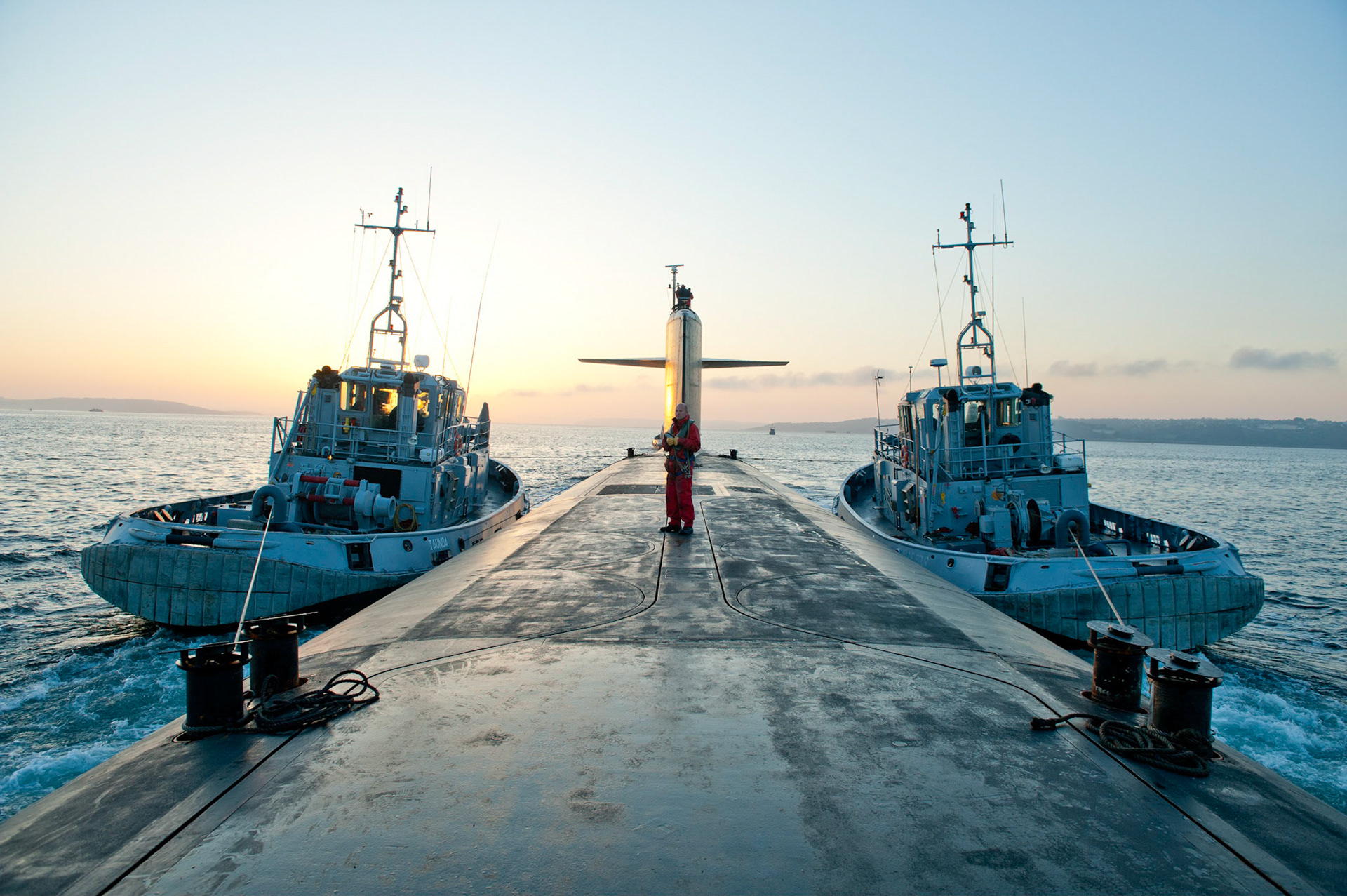 A bord du sous-marin nucléaire lanceur d'engins (SNLE) Le Téméraire. Atlantique nord, avril 2012