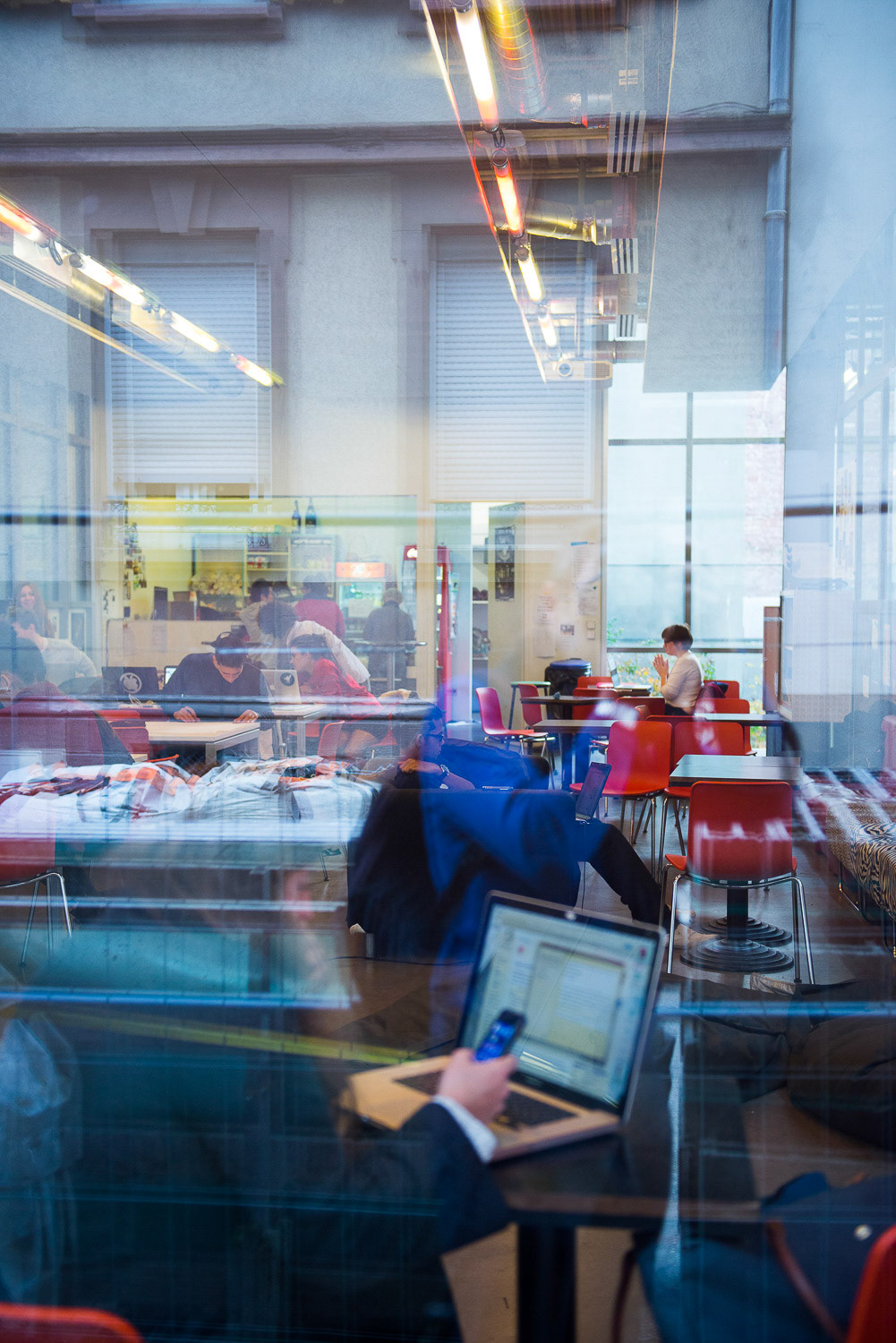  L'école nationale d'architecture de strasbourg (ENSAS). Strasbourg, 28 janvier 2015.