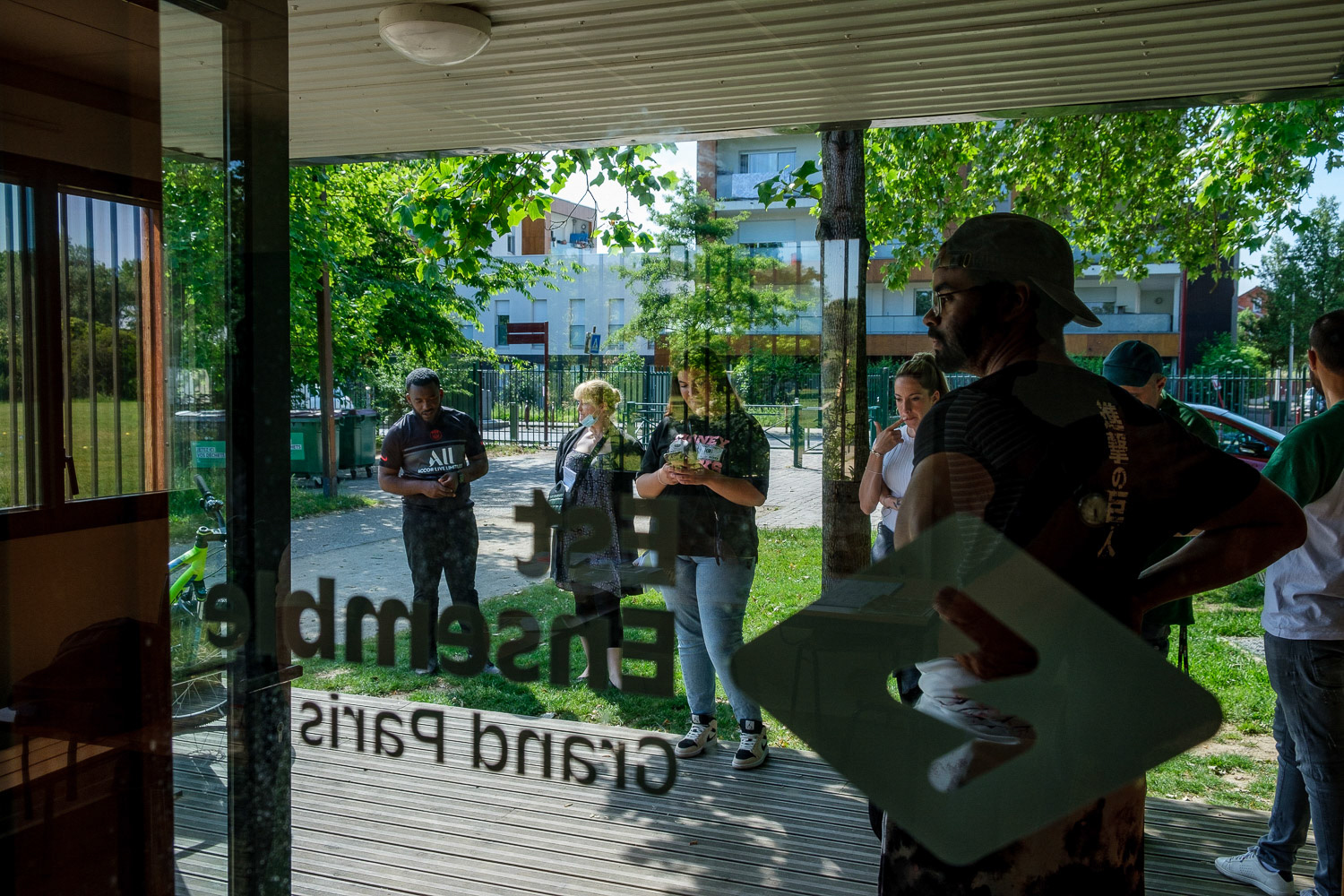 La formation d’animateurs de centre de loisirs. Des agents d’Est Ensemble vontformer les animateurs sur le développement durable. Bondy, 17 mai 2022.