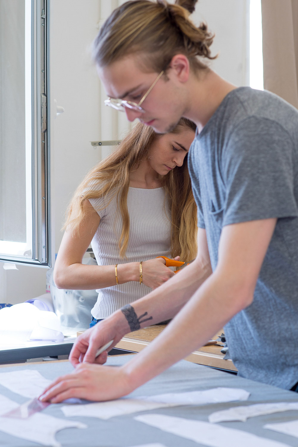 ESMOD, l'école de la mode. Paris, 30 Mars 2017.