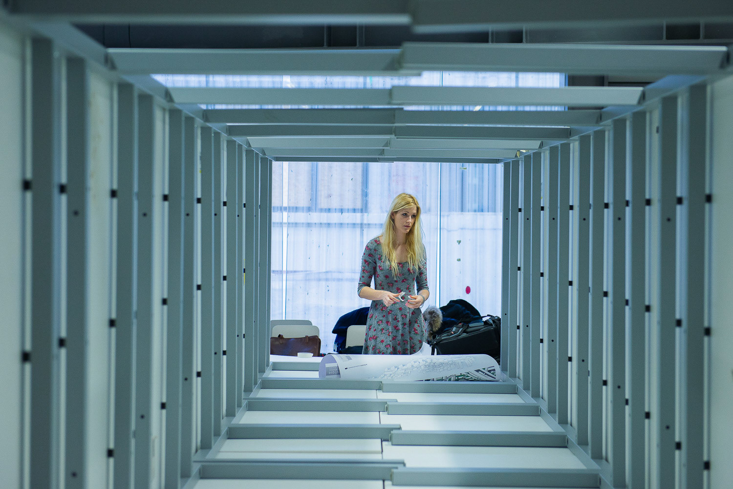  L'école nationale d'architecture de strasbourg (ENSAS). Strasbourg, 28 janvier 2015.