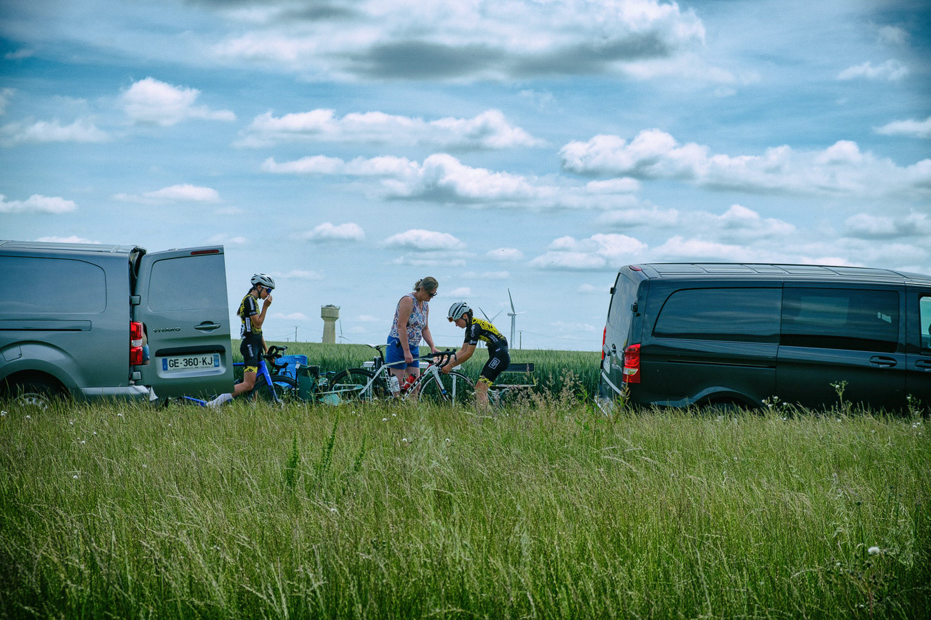 Finale des routes de l'Ouest Féminine 2025. Course cycliste féminine à étapes regroupant les meilleures coureuses en catégories U15,U17,U19. La gault Saint Denis, 29 Mai 2025.