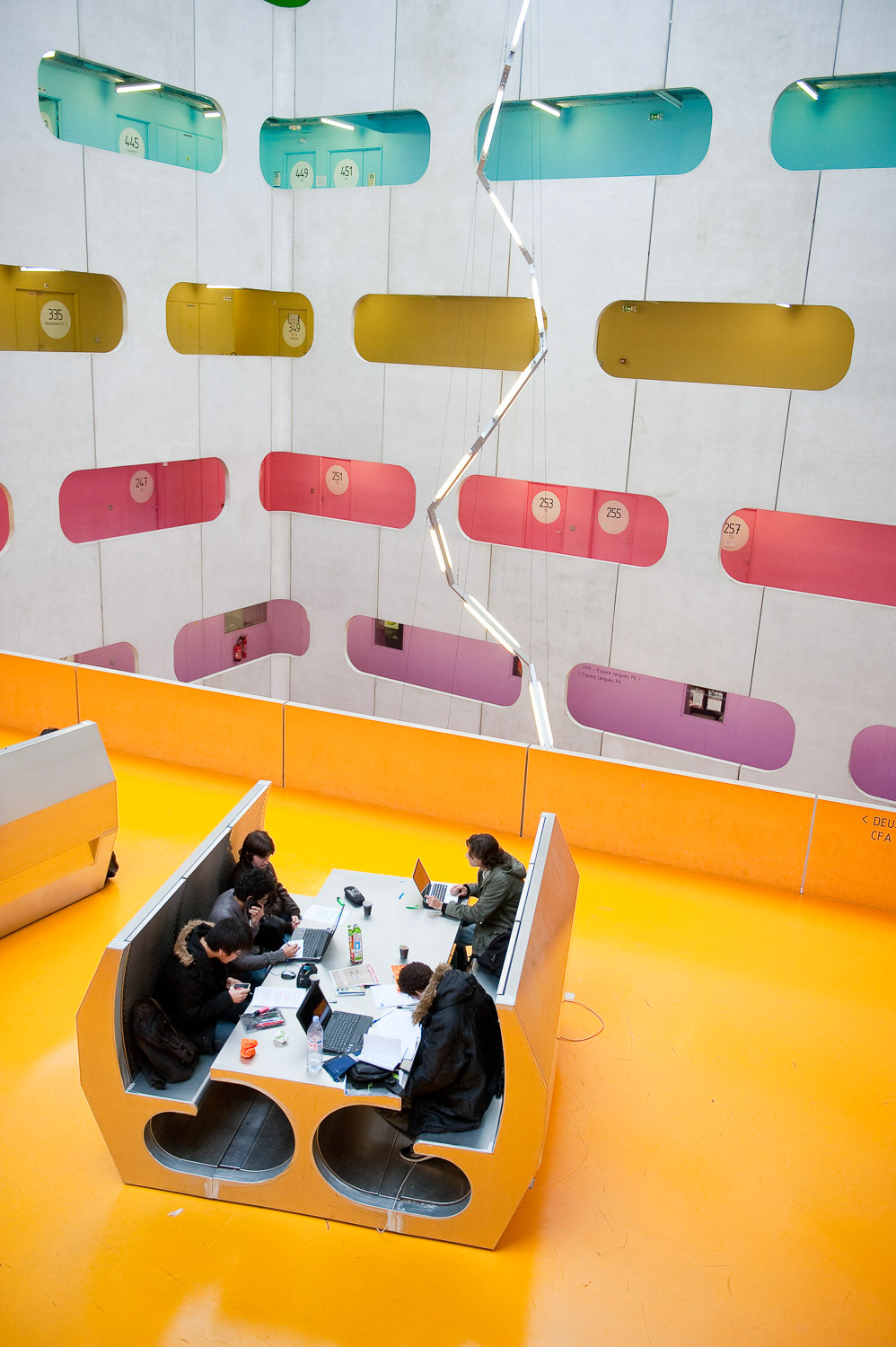 Université Pierre &; Marie Curie (UPCM) à Jussieu. Paris, 10 décembre 2010.