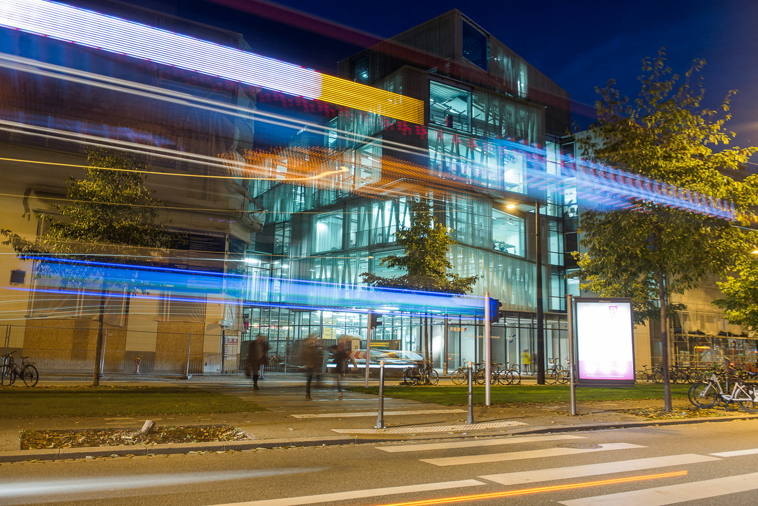  L'école nationale d'architecture de strasbourg (ENSAS). Strasbourg, 28 janvier 2015.