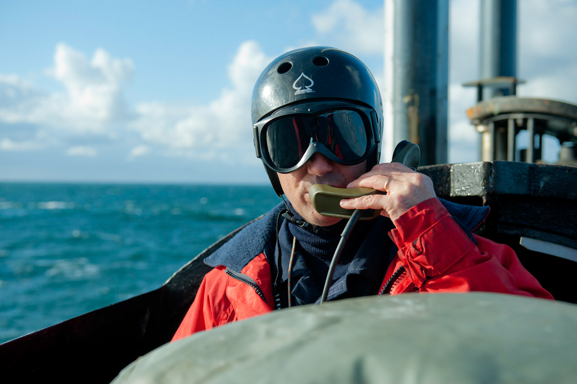 A bord du sous-marin nucléaire lanceur d'engins (SNLE) Le Téméraire. Atlantique nord, avril 2012