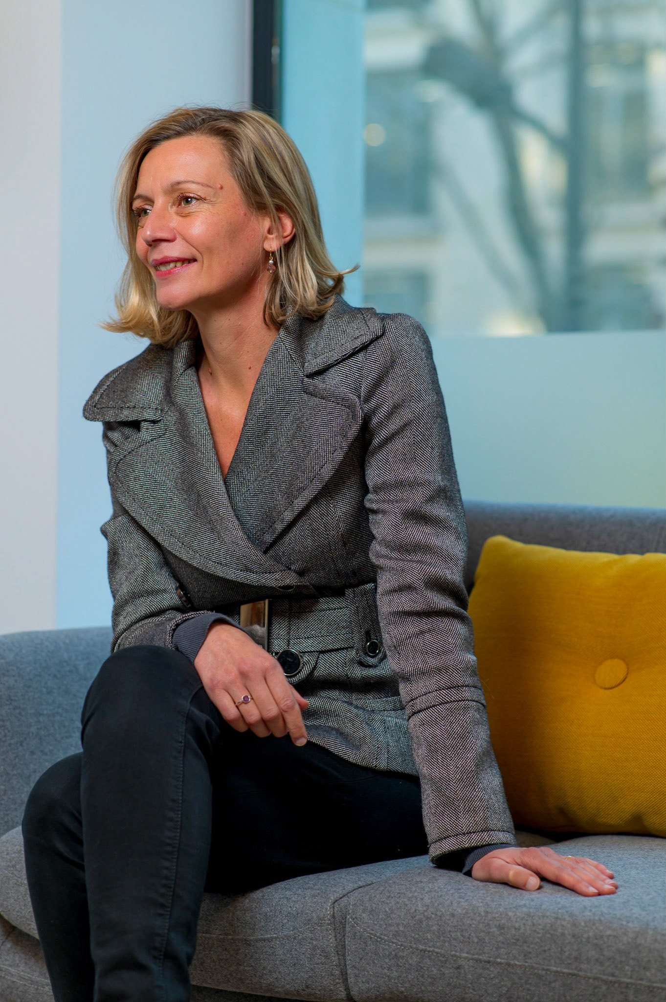 A la tête du fond SPI de Bpifrance, l'investisseuse Magali JoÎssel. Paris, 23 novembre 2021.