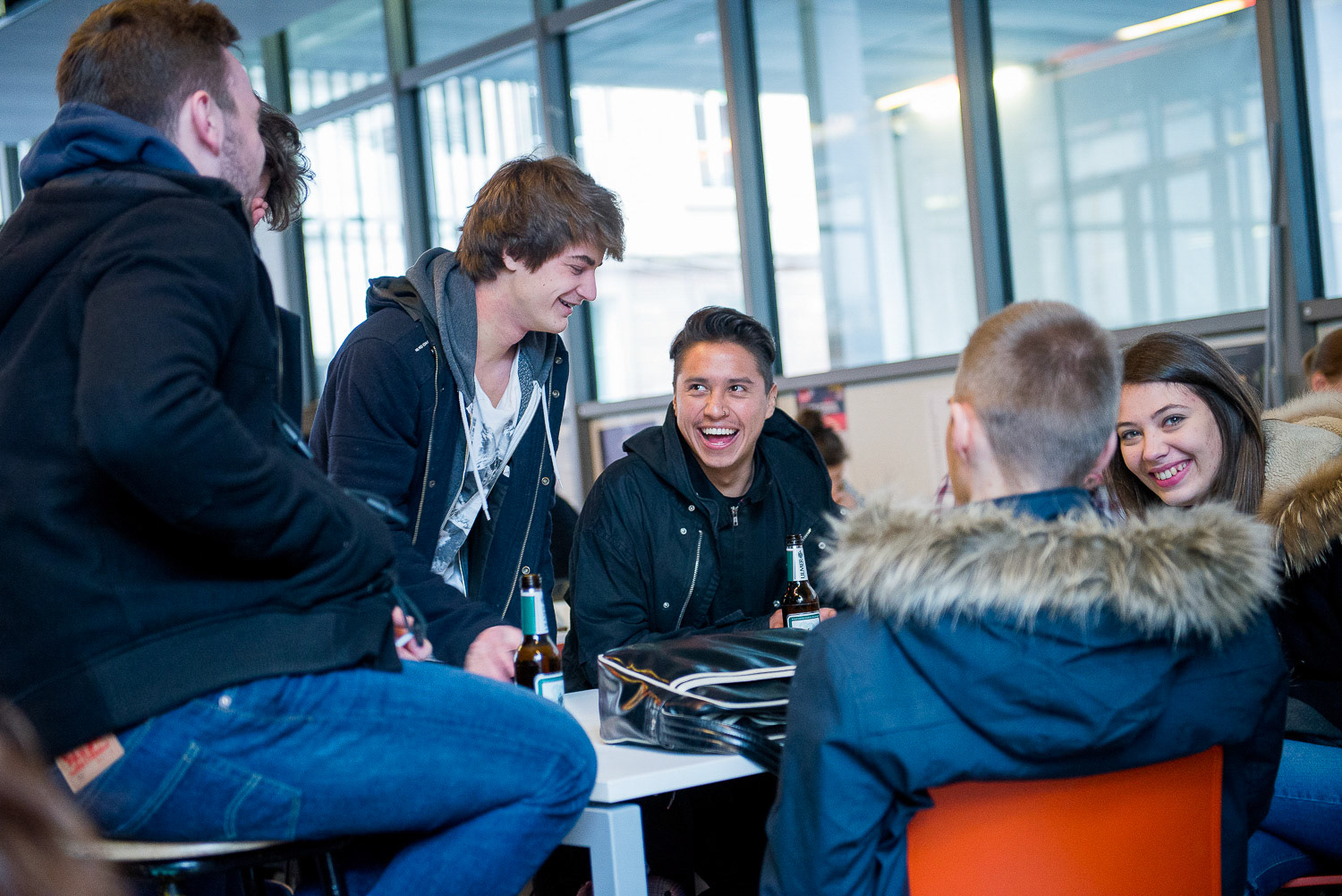  L'école nationale d'architecture de strasbourg (ENSAS). Strasbourg, 28 janvier 2015.