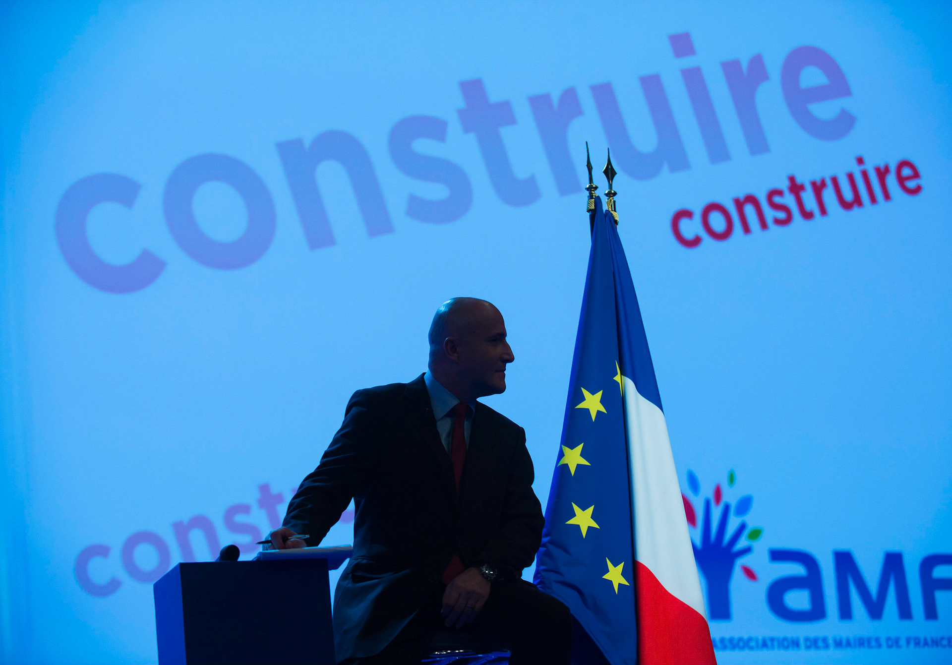 96 ème congres des maires de france. paris, porte de versailles, 19 novembre 2013.