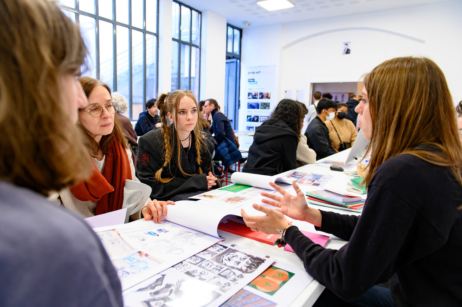Portes Ouvertes de l'Ècole Prép'art. Paris, 19 mars 2022.
