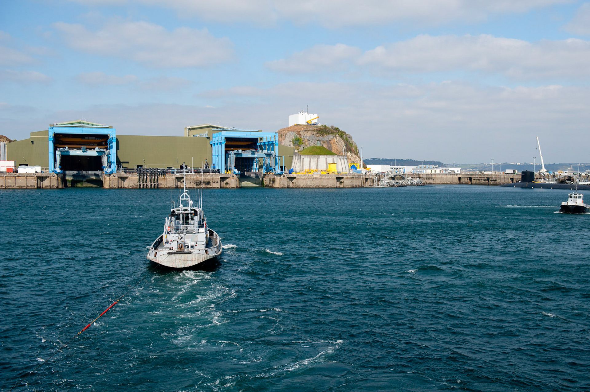 A bord du sous-marin nucléaire lanceur d'engins (SNLE) Le Téméraire. Atlantique nord, avril 2012