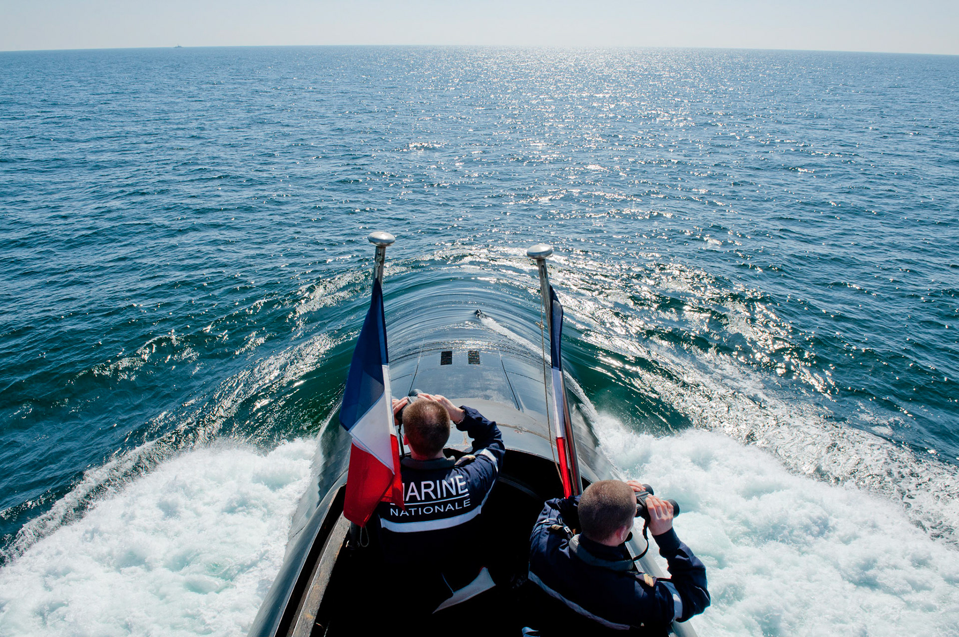 A bord du sous-marin nucléaire lanceur d'engins (SNLE) Le Téméraire. Atlantique nord, avril 2012