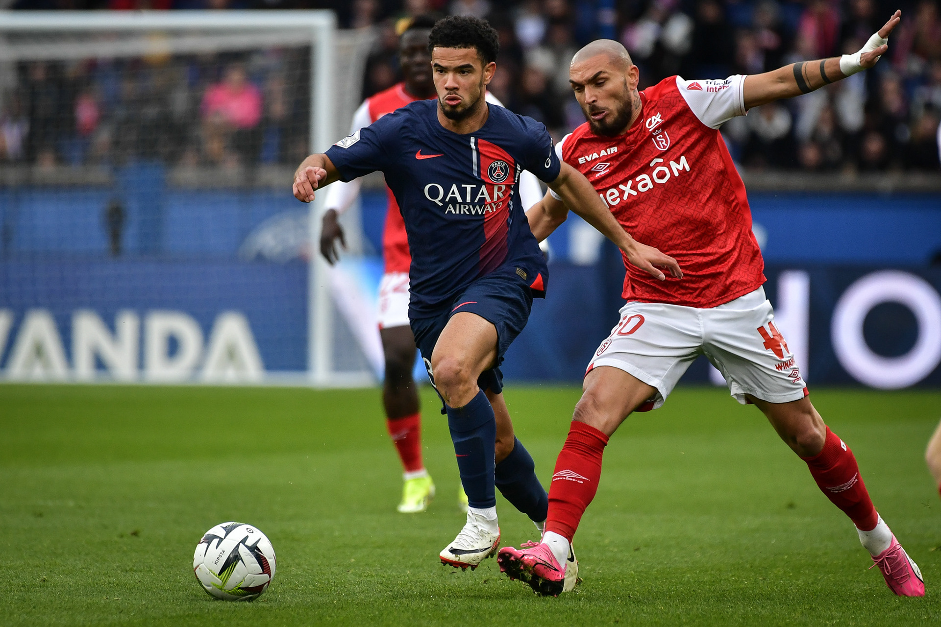 Highlights from the Ligue 1 football match between Paris Saint-Germain and Stade de Reims at the Parc des Princes stadium in Paris on March 10, 2024. Firas Abdullah / Abaca Press