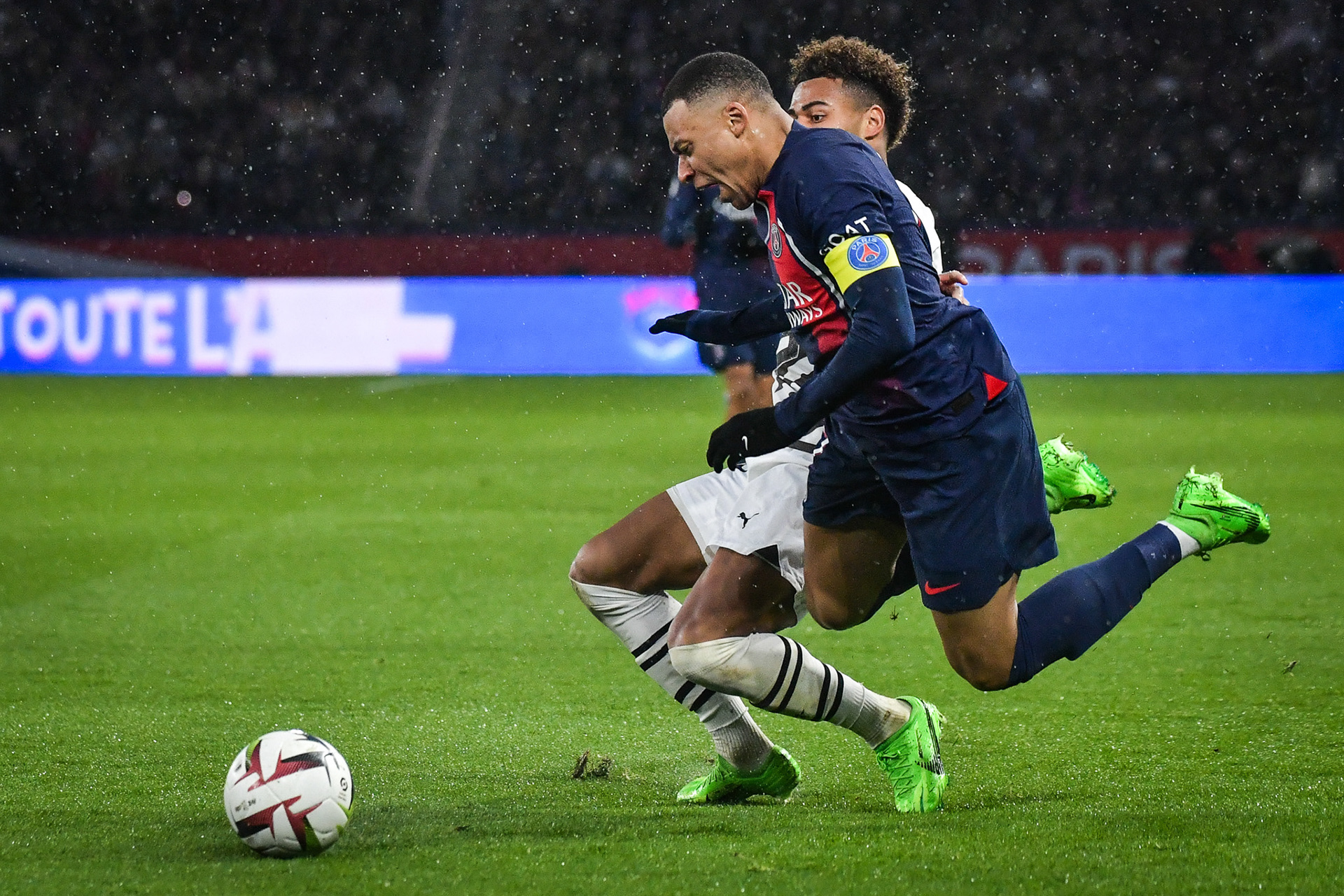 Highlights from the Ligue 1 football match between Paris Saint-Germain and Stade Rennais at the Parc des Princes stadium in Paris on February 25, 2024. Firas Abdullah / Abaca Press