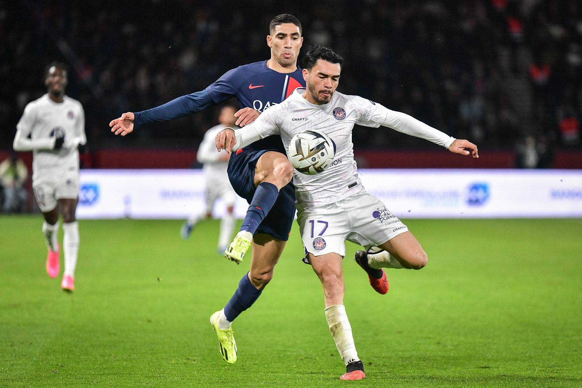 Paris Saint-Germain wins over Toulouse FC on the 2023 Trophee des Champions football match at the Parc des Princes stadium in Paris on January 3, 2024. Firas Abdullah / Abaca Press