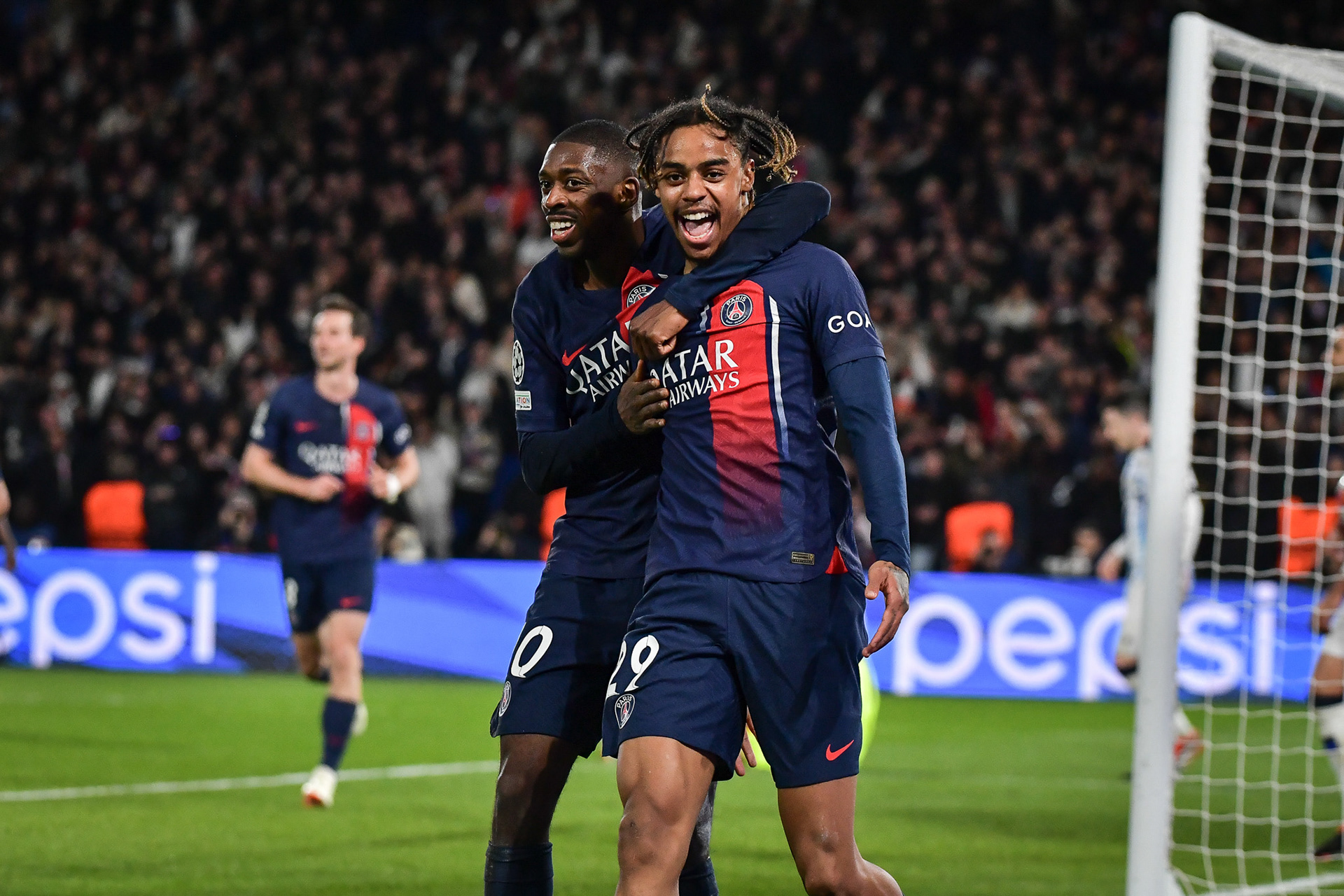Highlights from the UEFA Champions League football match between Paris Saint-Germain and Real Sociedad at the Parc des Princes stadium in Paris on February 14, 2024. Firas Abdullah / Abaca Press