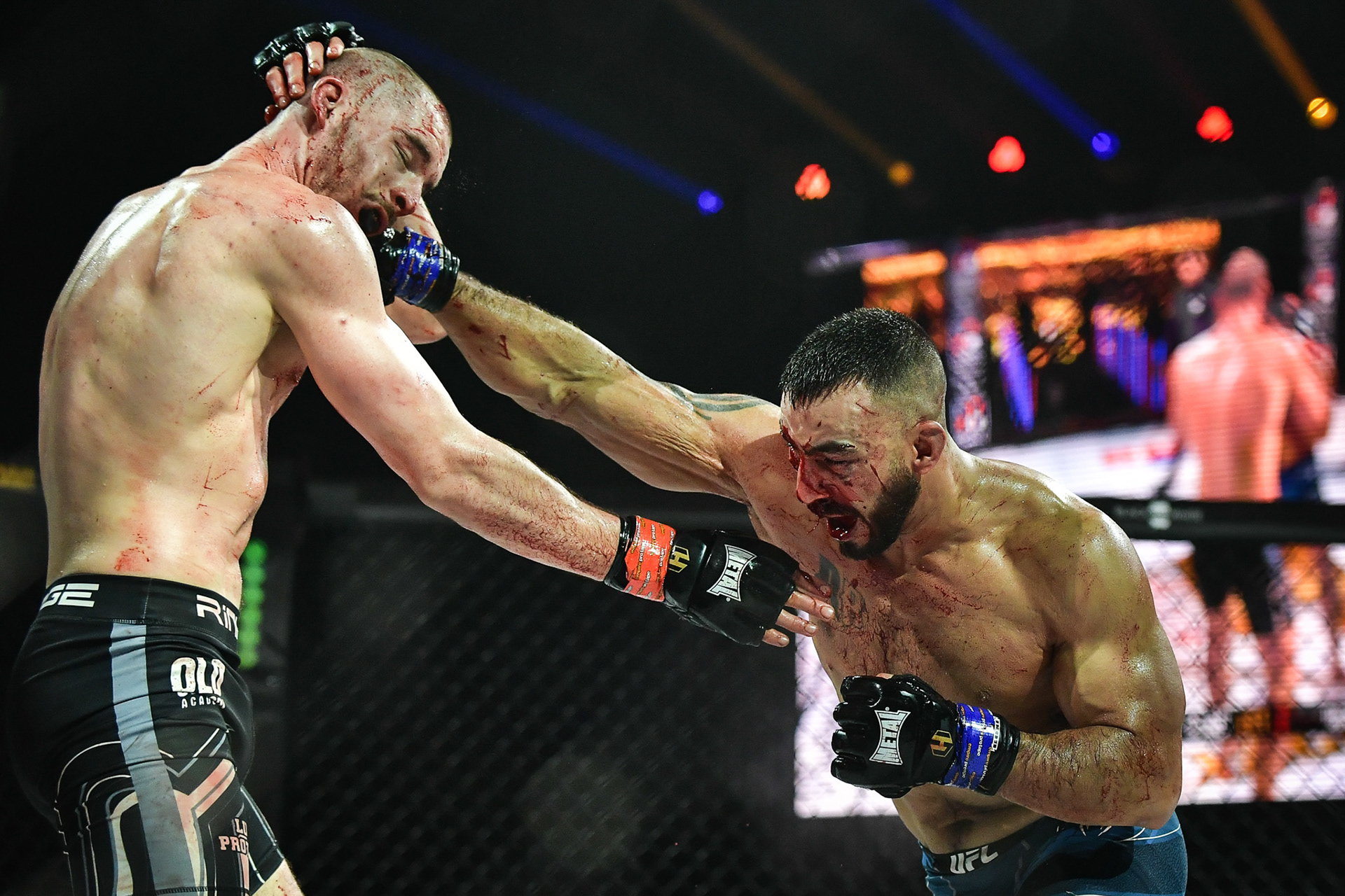 The HEXAGONE MMA 13 PARIS at the Zenith in Paris on January 26, 2024. Firas Abdullah / Abaca Press