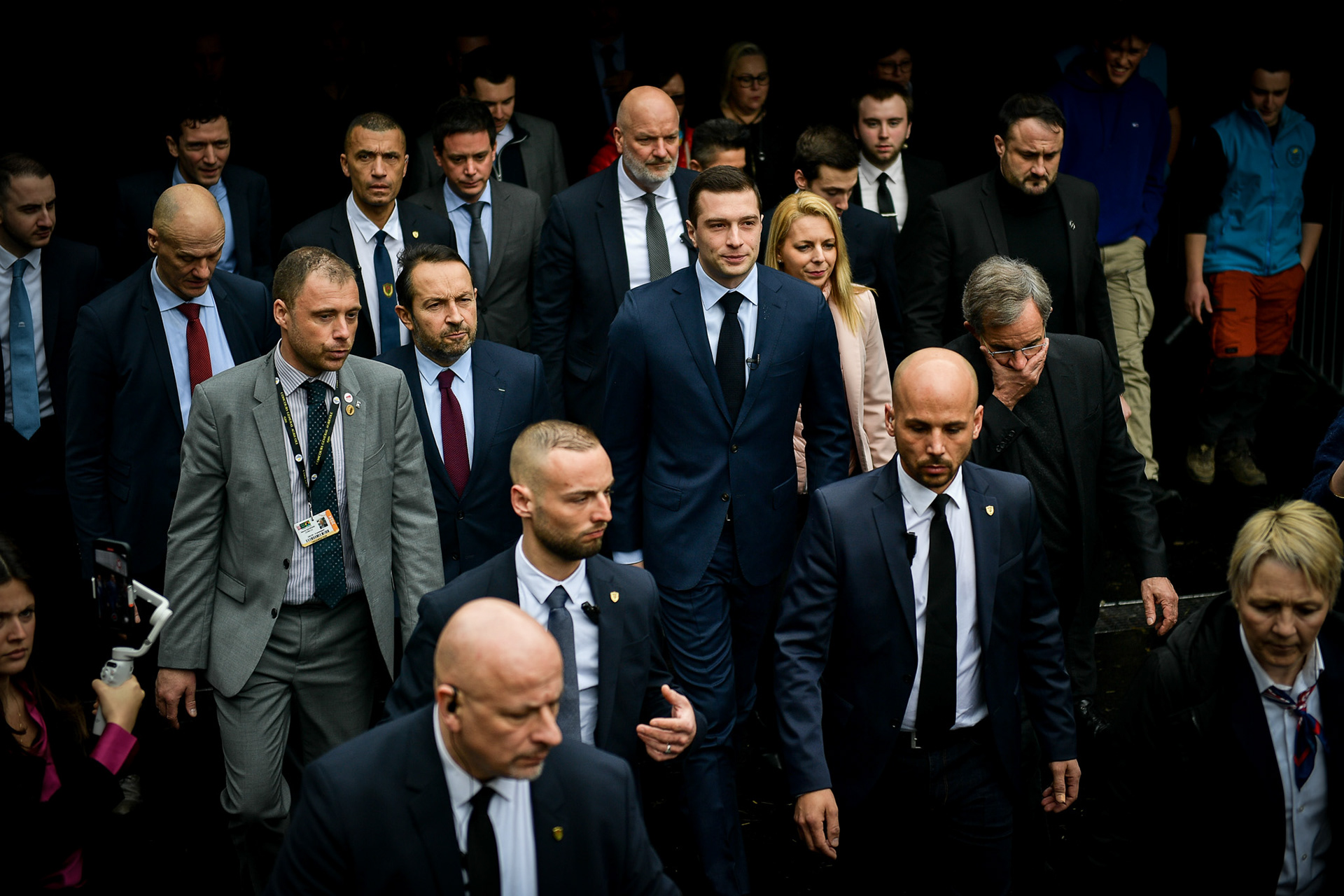 President of the French far-right political party "Rassemblement National" Jordan Bardella visits the International Agricultural Fair in Paris on February 26, 2024. Firas Abdullah / Abaca Press