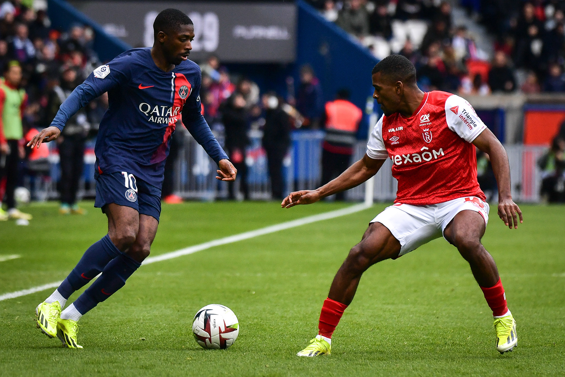 Highlights from the Ligue 1 football match between Paris Saint-Germain and Stade de Reims at the Parc des Princes stadium in Paris on March 10, 2024. Firas Abdullah / Abaca Press