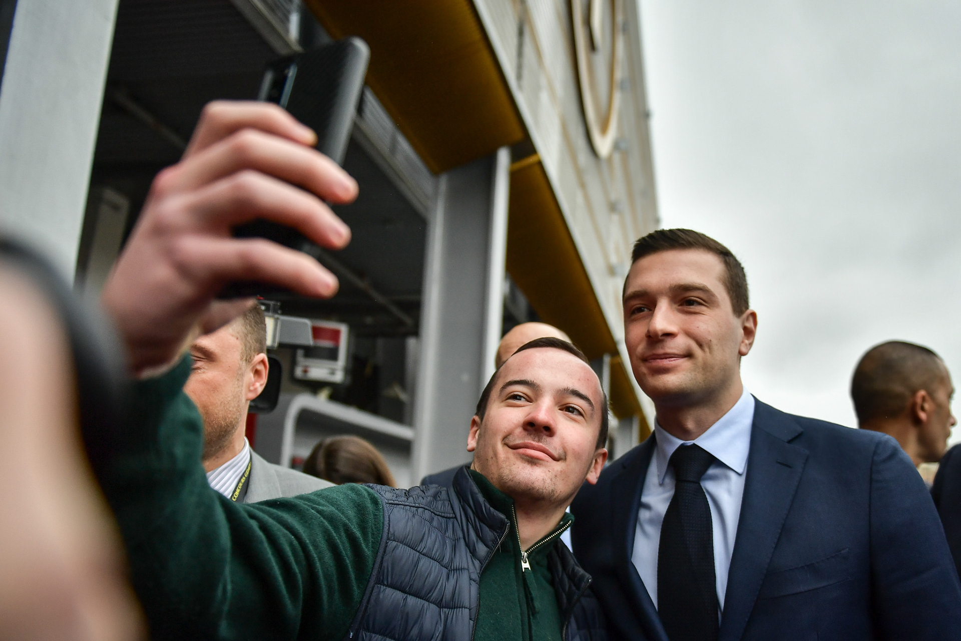 President of the French far-right political party "Rassemblement National" Jordan Bardella visits the International Agricultural Fair in Paris on February 26, 2024. Firas Abdullah / Abaca Press