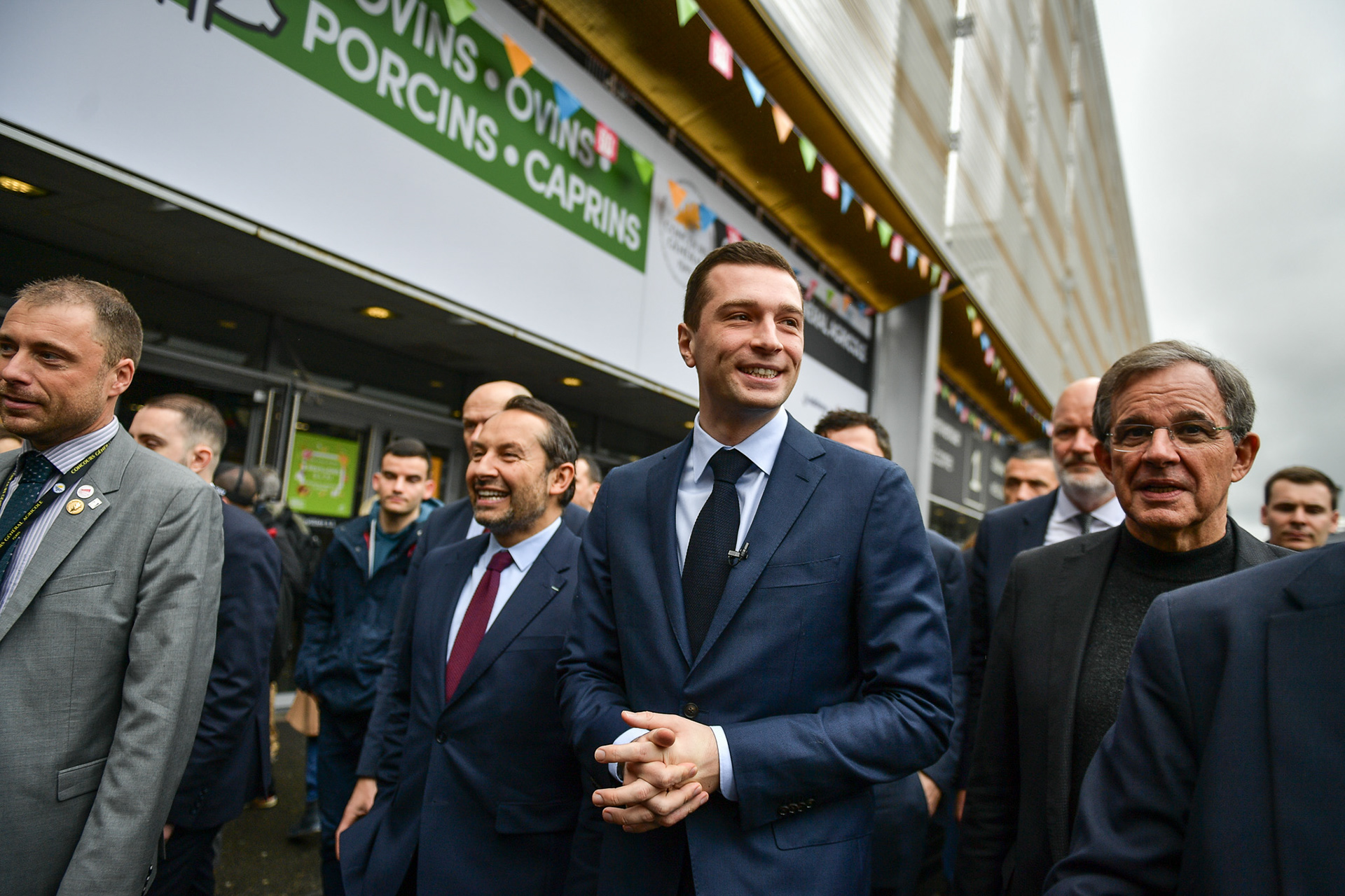 President of the French far-right political party "Rassemblement National" Jordan Bardella visits the International Agricultural Fair in Paris on February 26, 2024. Firas Abdullah / Abaca Press