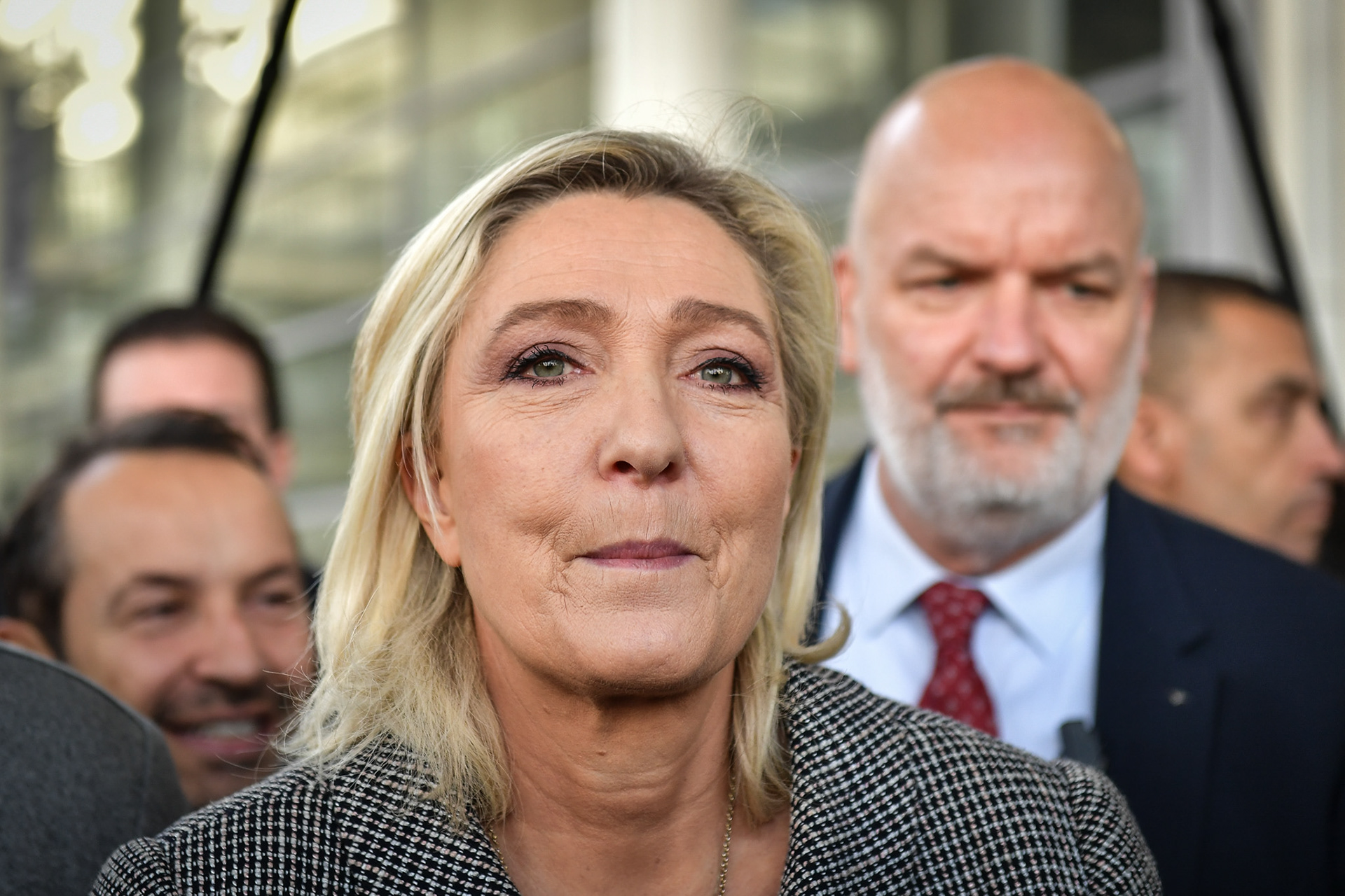 French MP and President of the "Rassemblement National" far-right group at the National Assembly Marine Le Pen visits the International Agricultural Fair in Paris on February 28, 2024. Firas Abdullah / Abaca Press