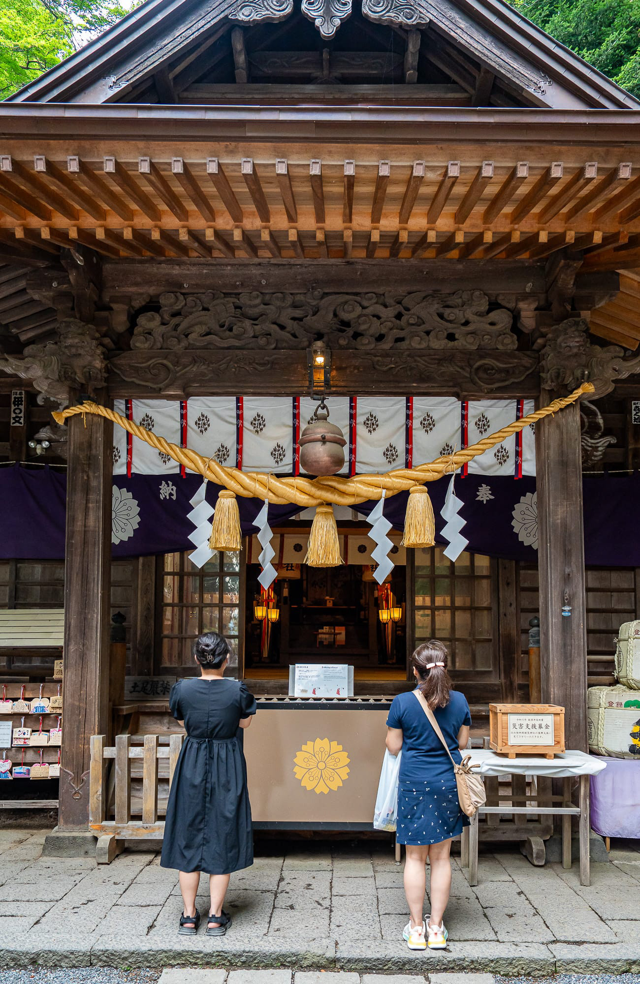 Mountain Temple near Mount Fuji 