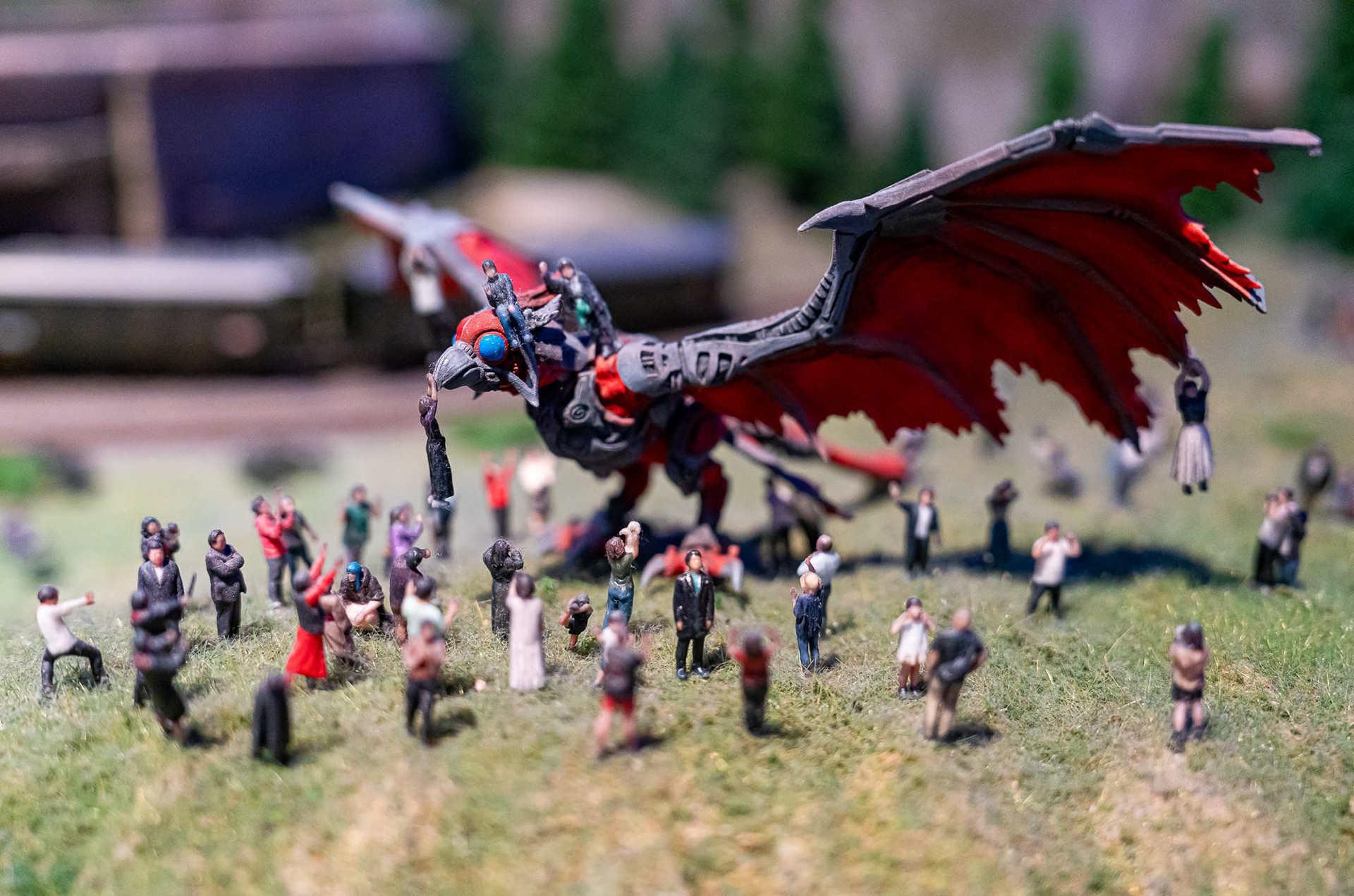 These are still in a small world, very intricate miniature. 