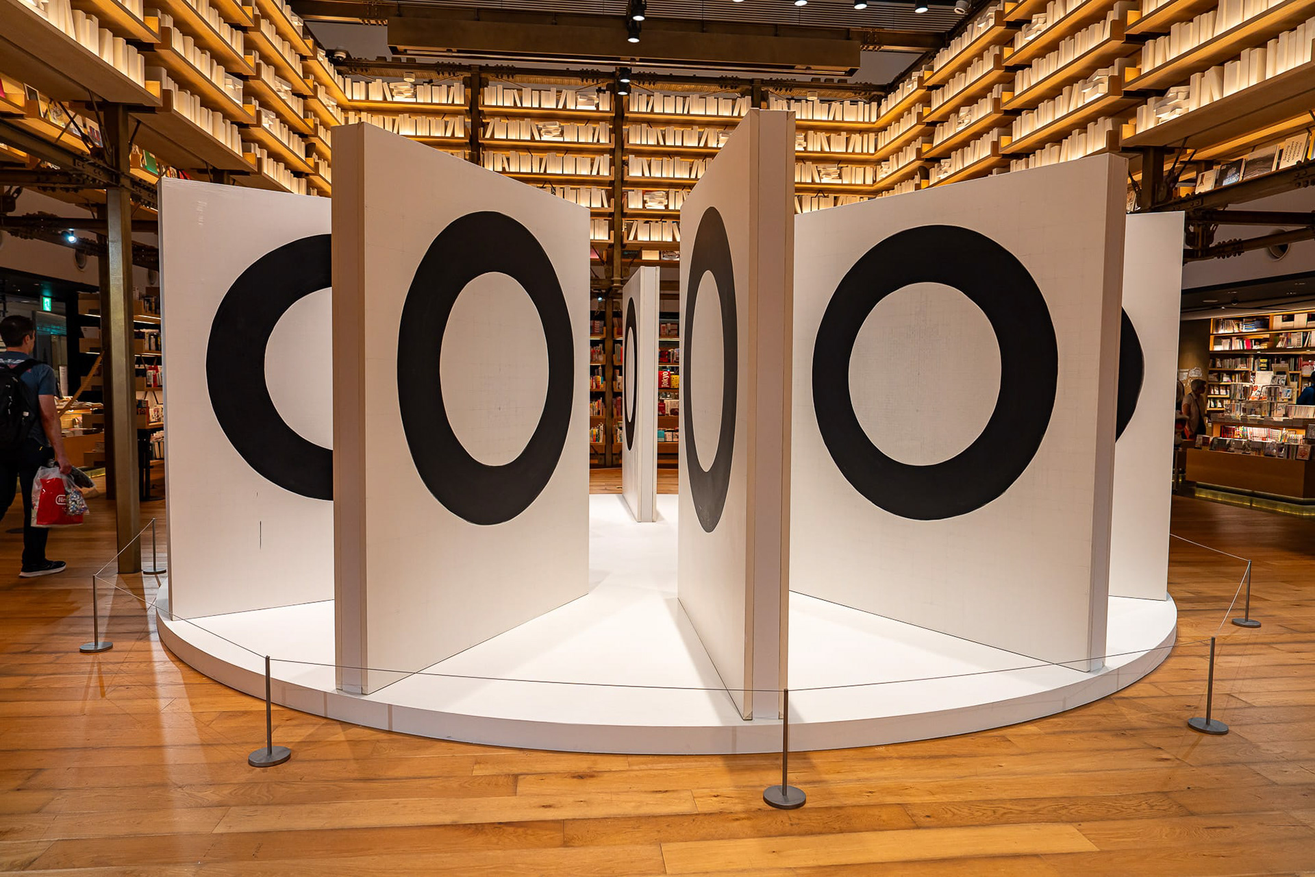 Bookshop with our exhibition. 