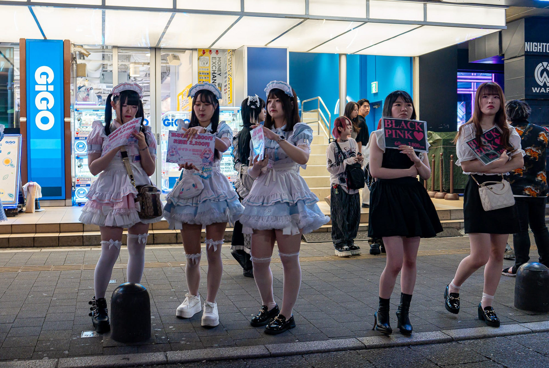 All kinds of maid cafes. 