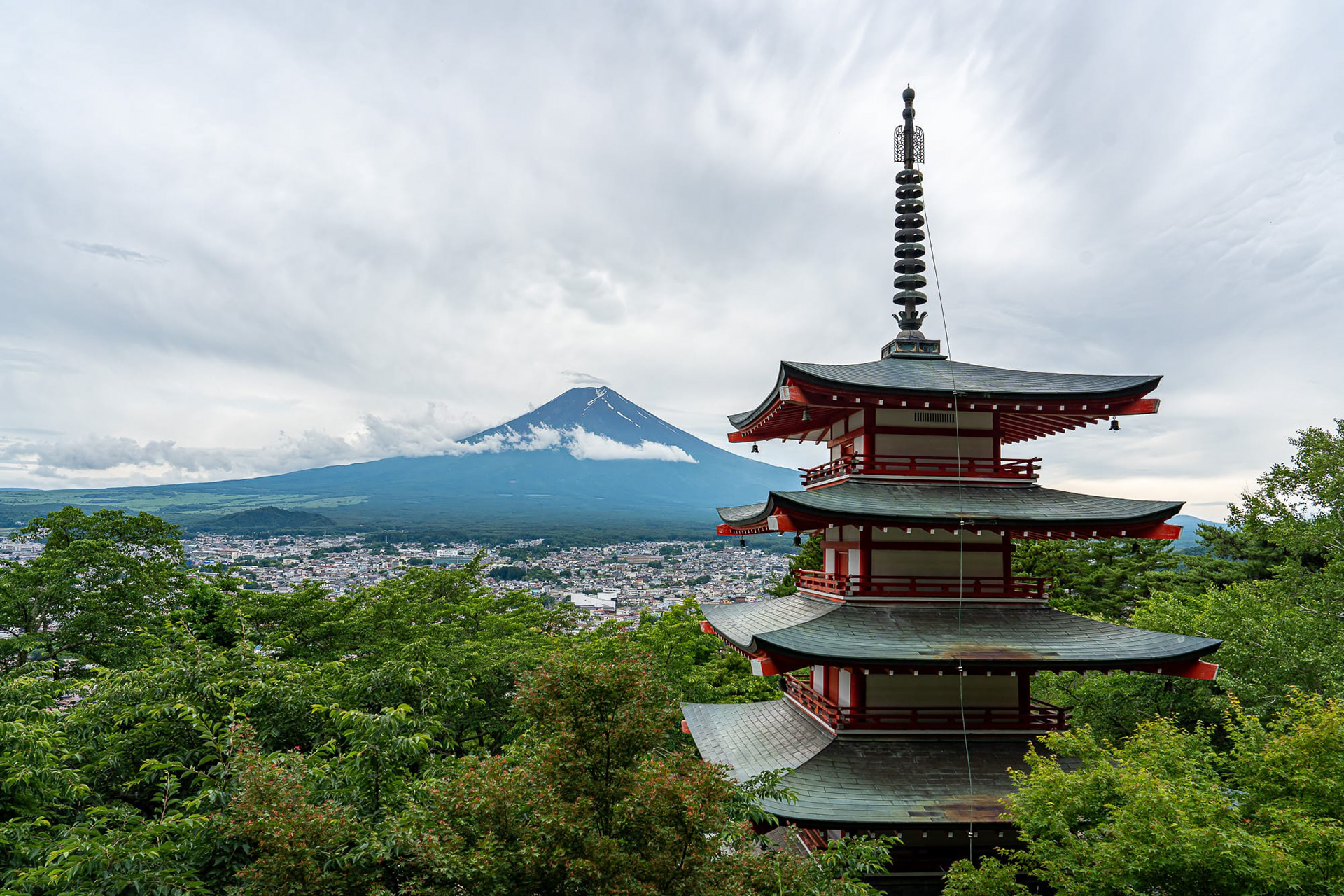 We had to climb the stairs for 25 minutes to get this view. 