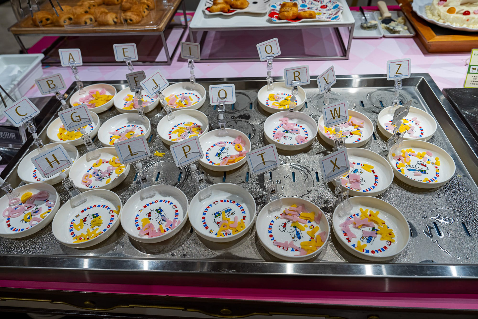 Write your name with food