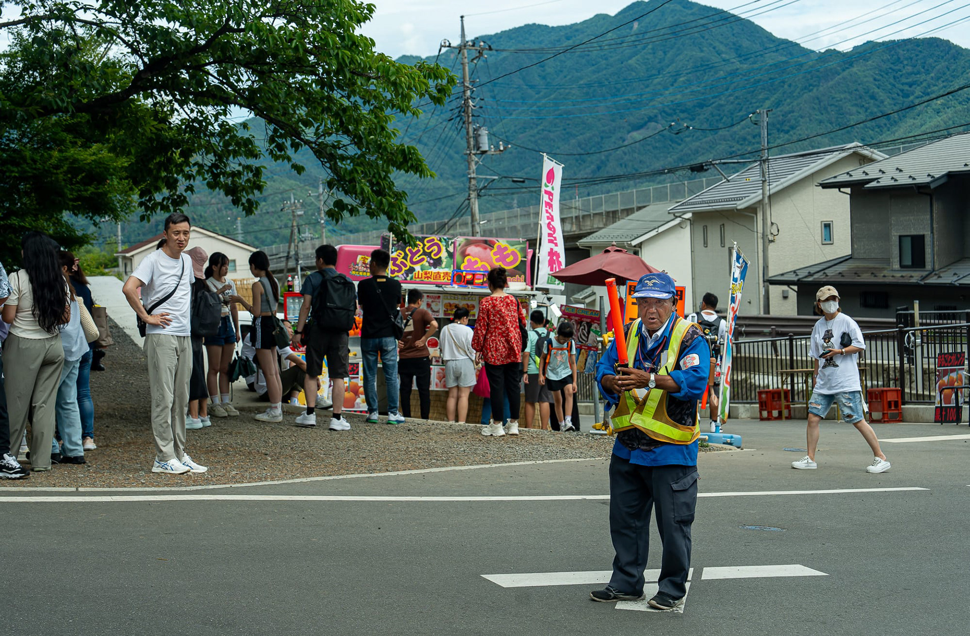 Old man with lightsaber. 