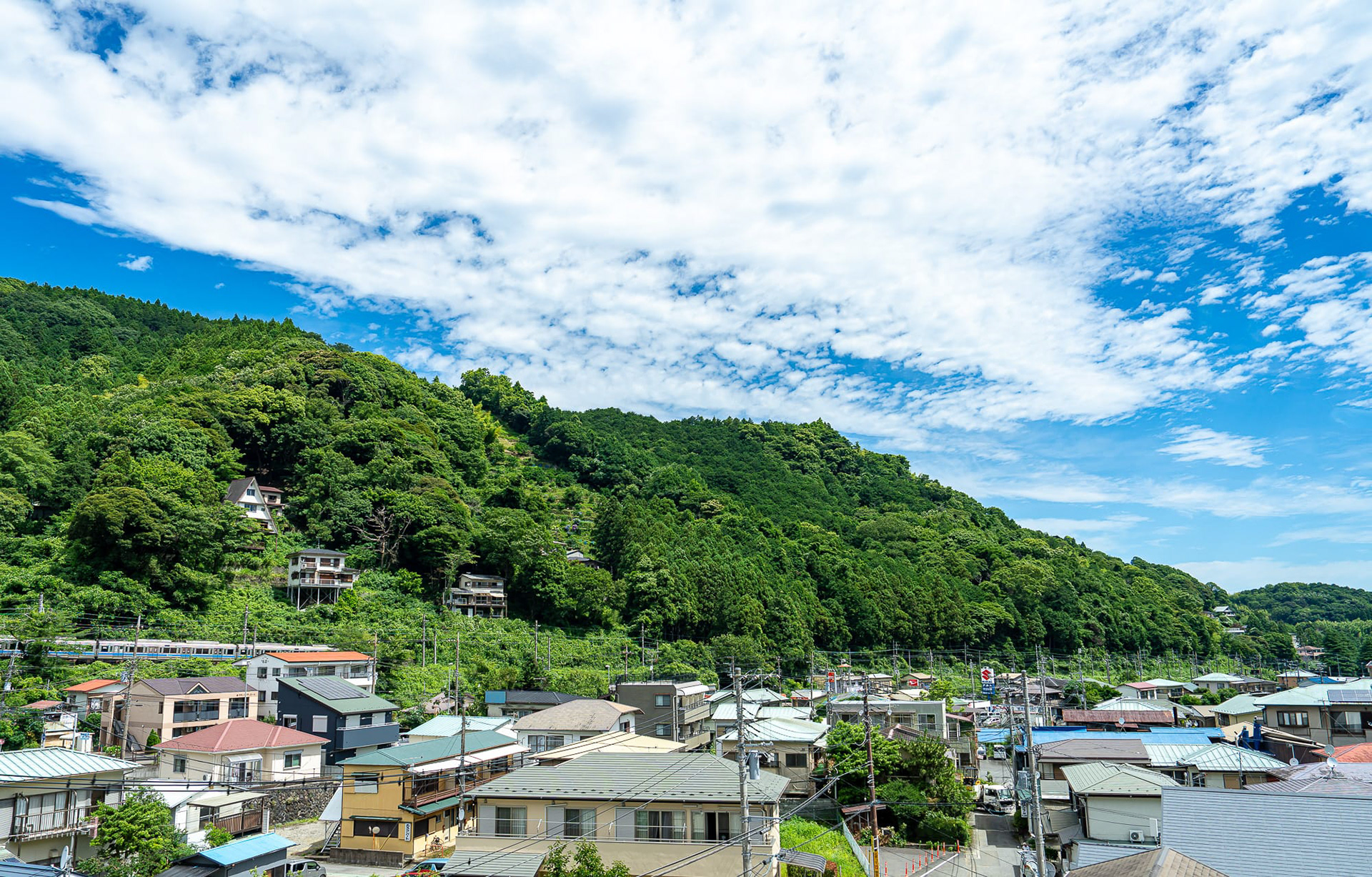 On the way from Hakone to Mount Fuji. 