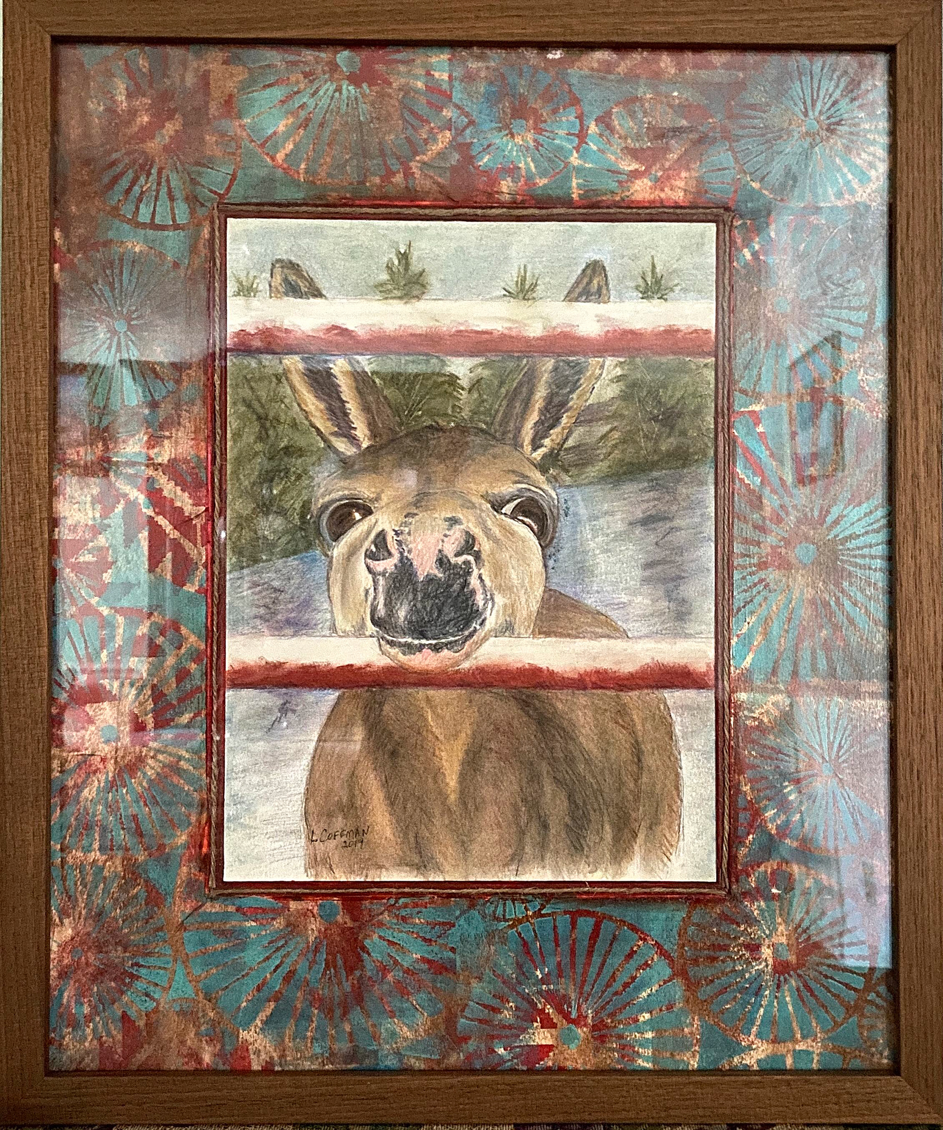 Cotton's Nose, framed