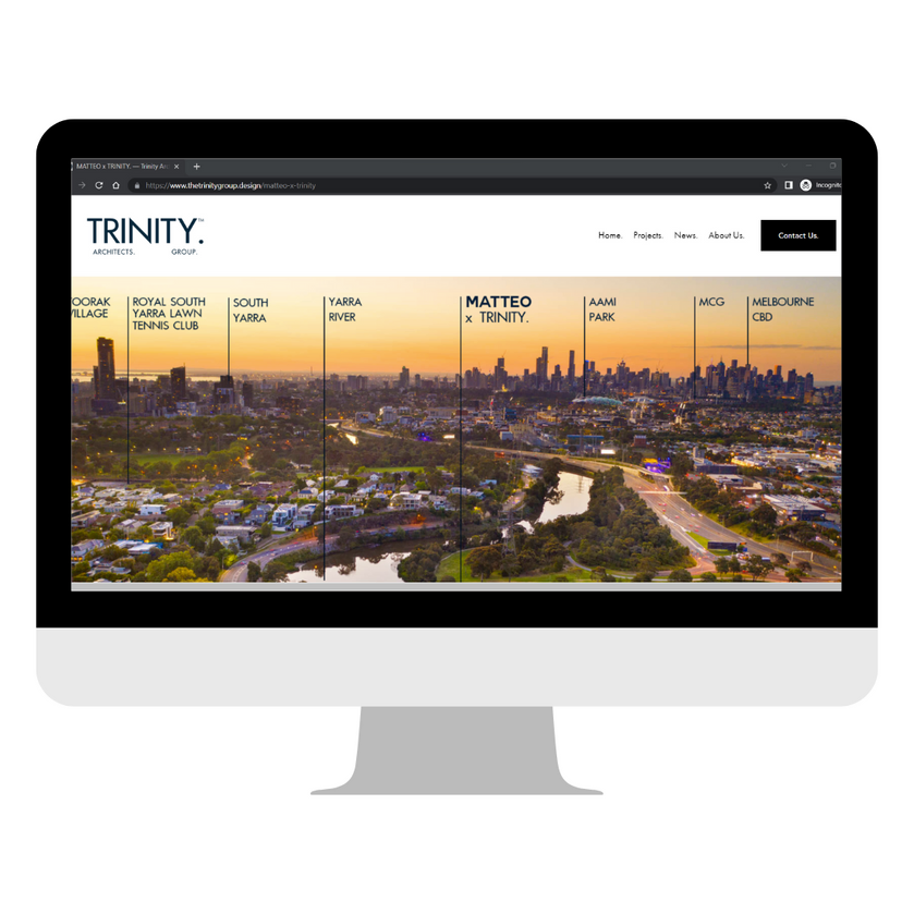 Matteo Location Map on the Trinity Website