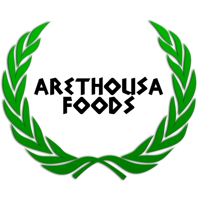 Final Logo of Arethousa Foods.