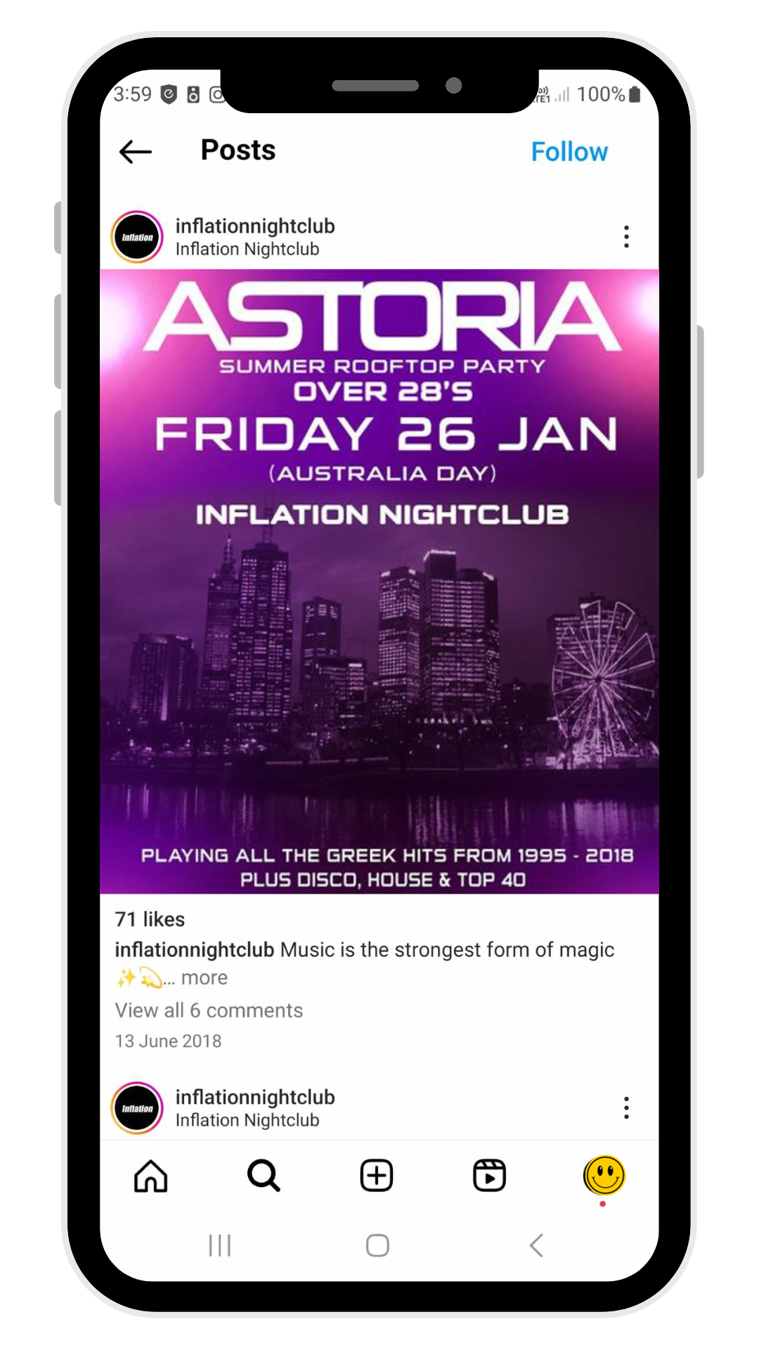 Digital Flyer on Instagram
