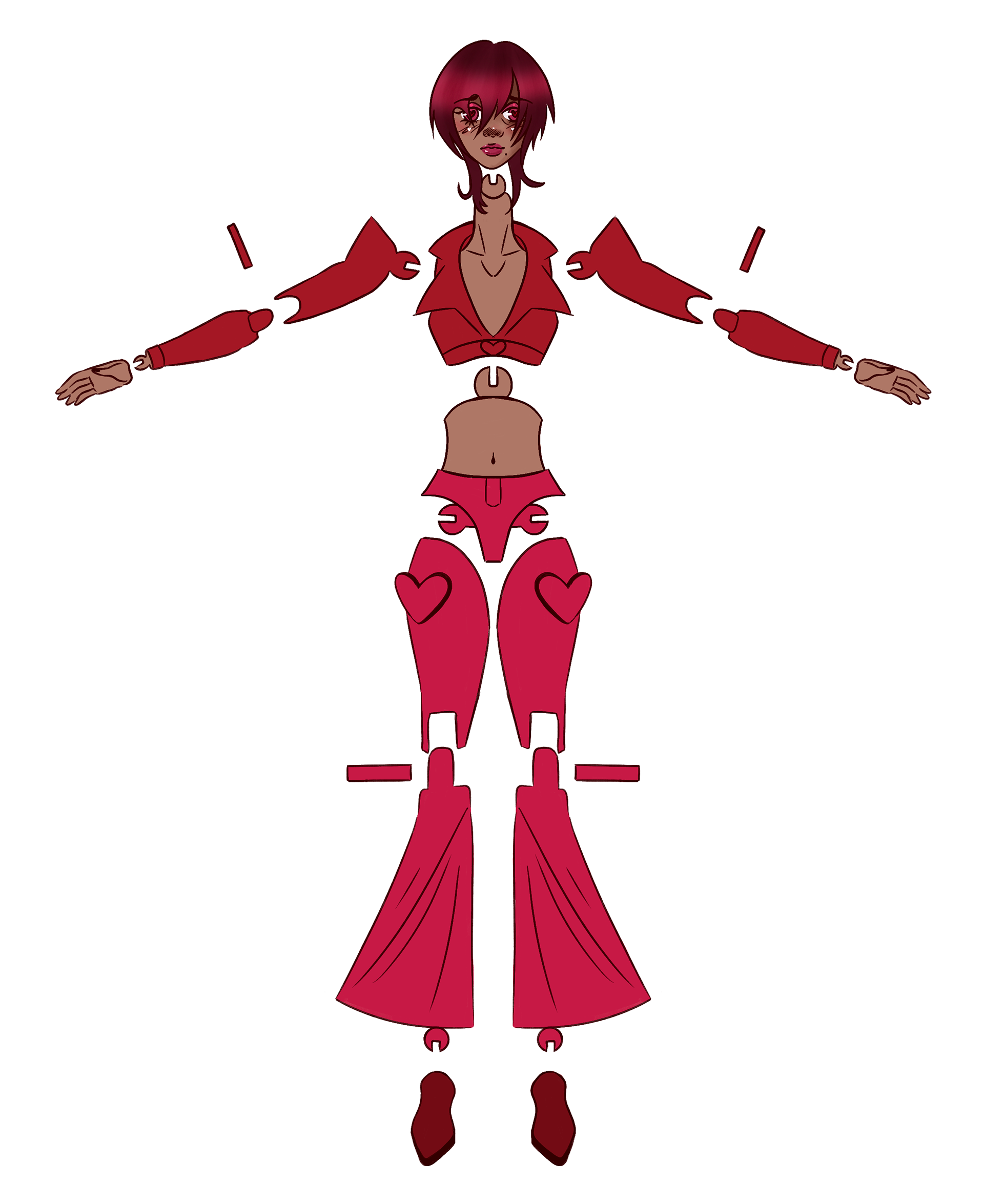 WIP Action Figure Diagram Concept