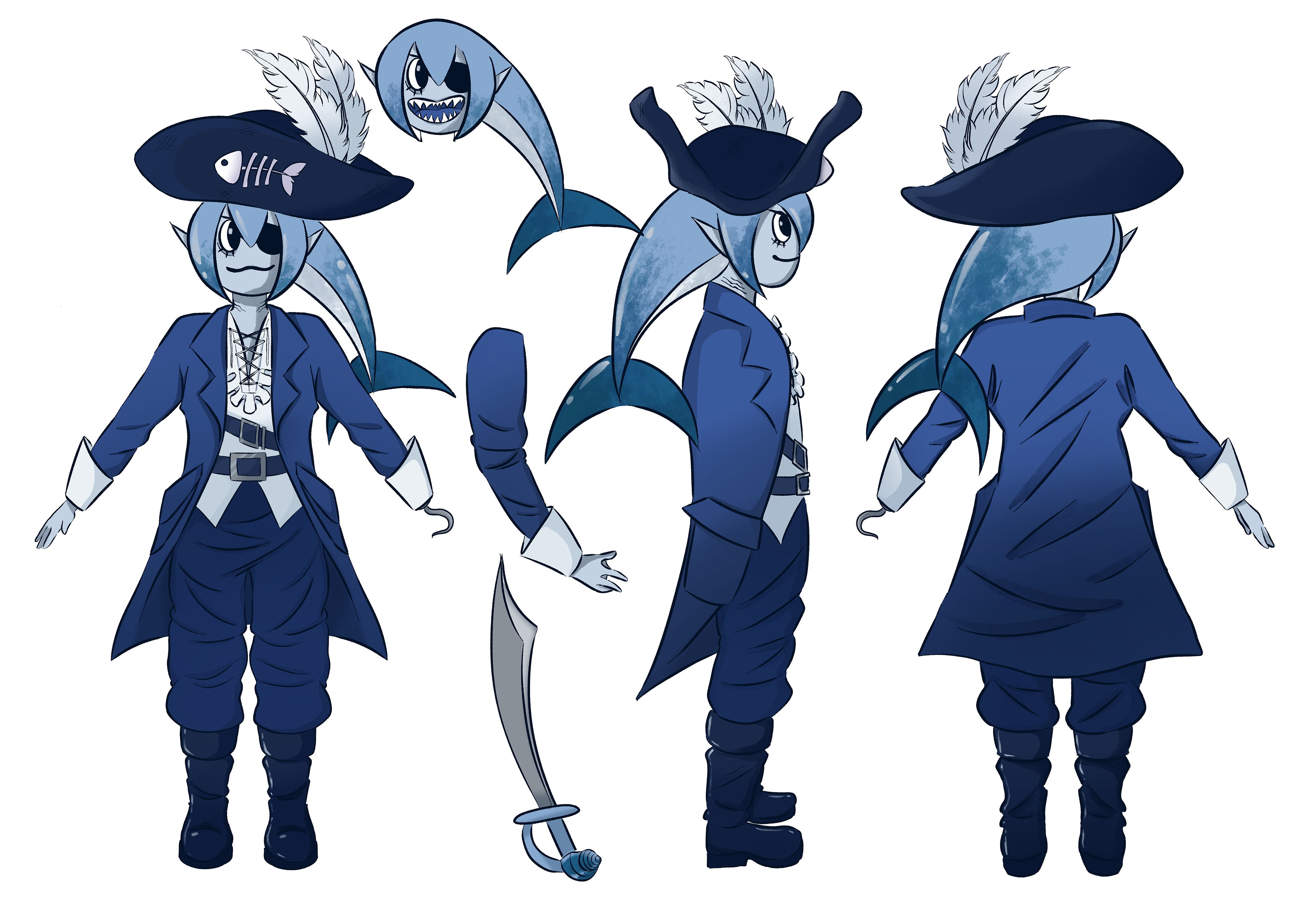 Turn Around Concept Blue