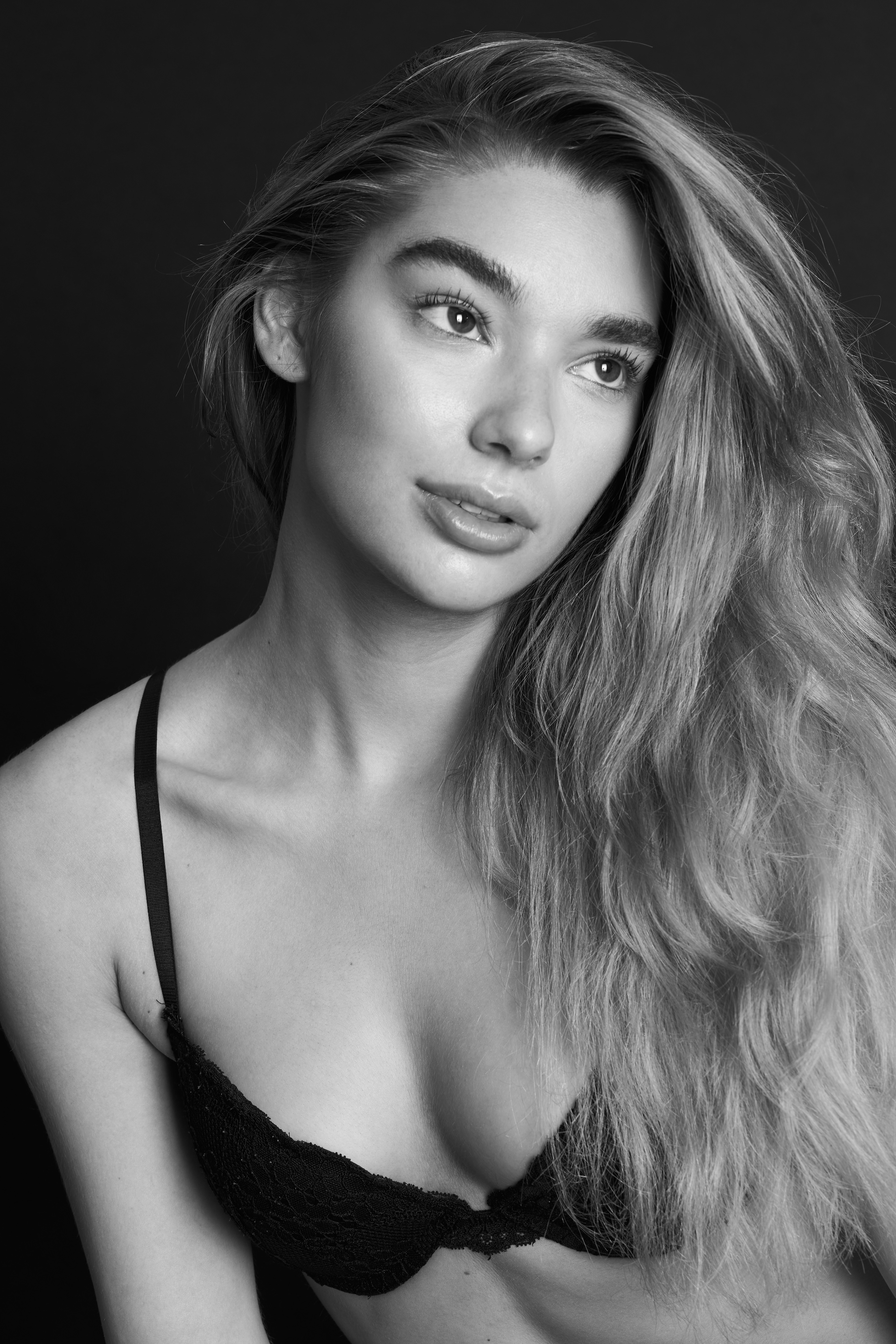 Isabelle Van Den Broek from Cachet Models in Denim and Underwear