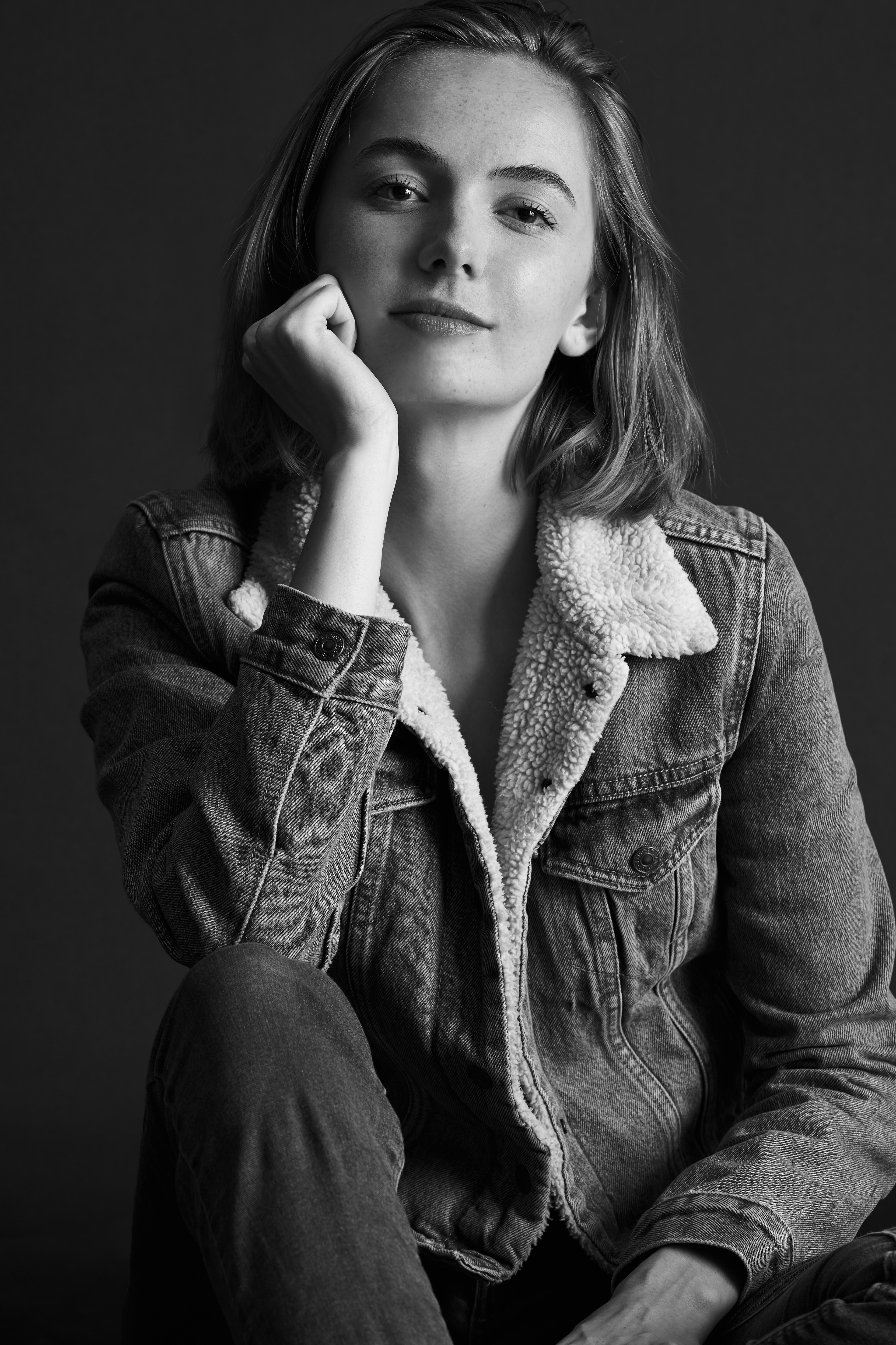 Noortje van Velzen from Holland's Next Top Model and Cachet Models in Denim and Underwear