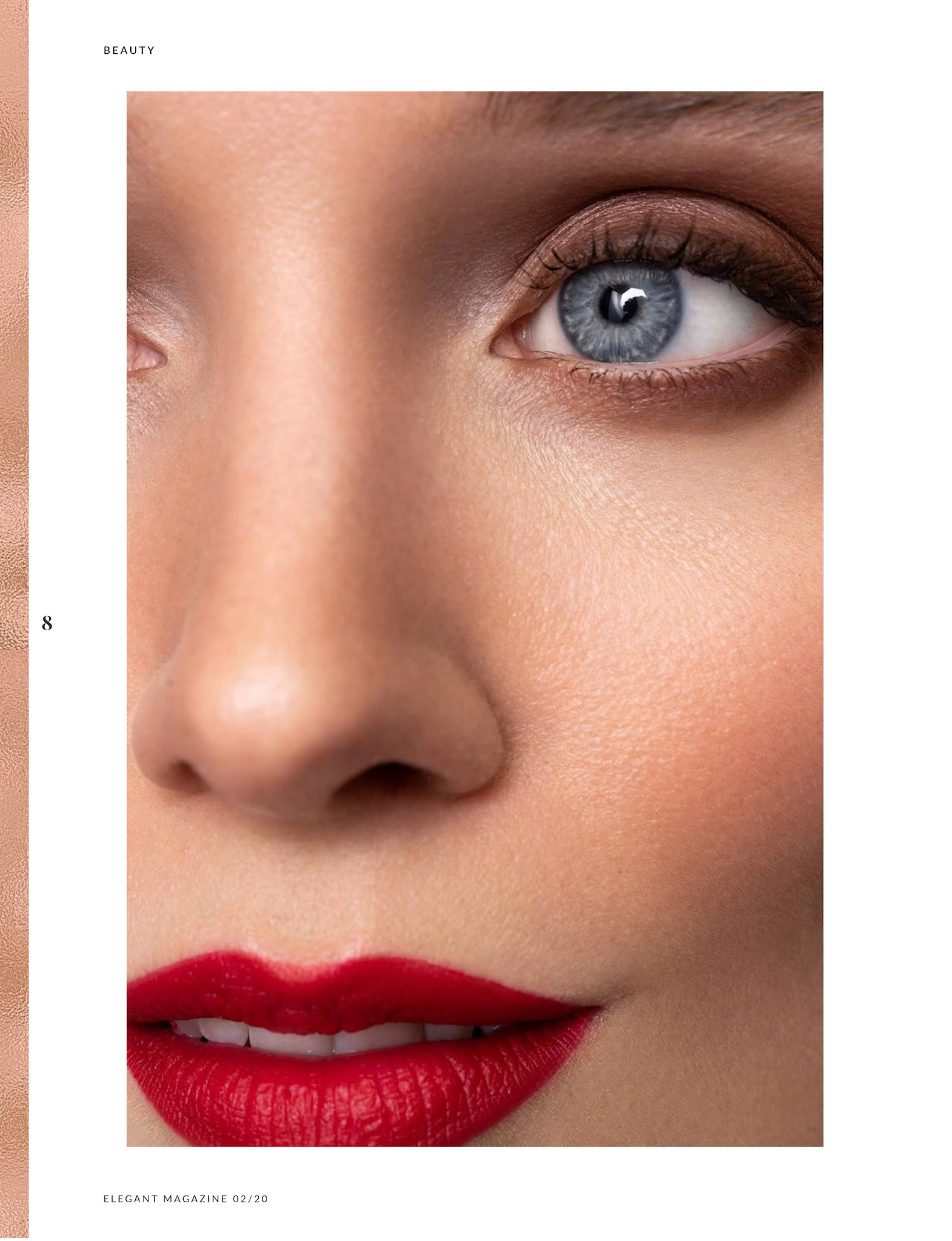 Elegant Magazine - February 2020 Shot by Joseph MacMillan aka JMstudio.dk Makeup by Cristina Bularda