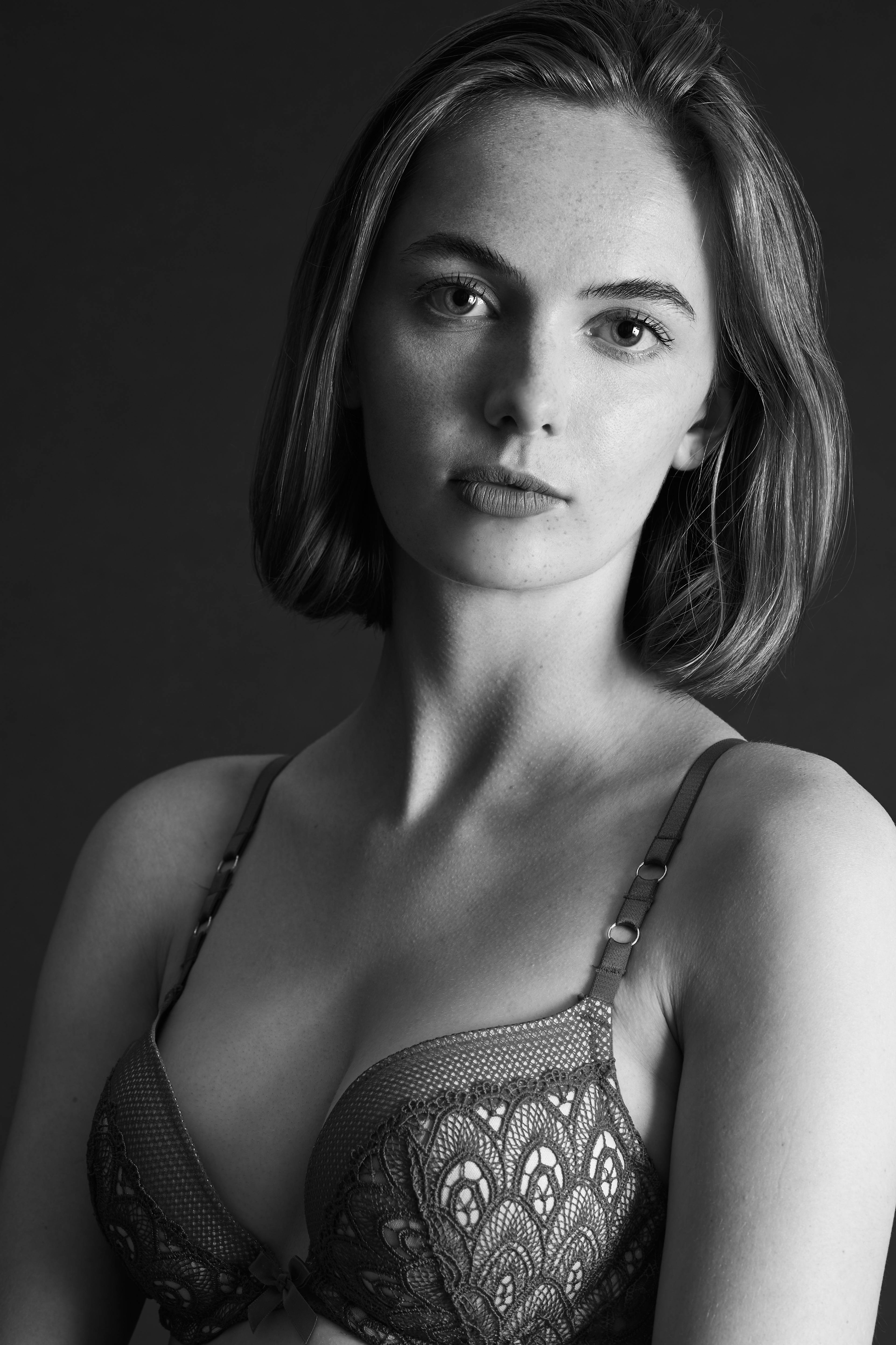 Noortje van Velzen from Holland's Next Top Model and Cachet Models in Denim and Underwear