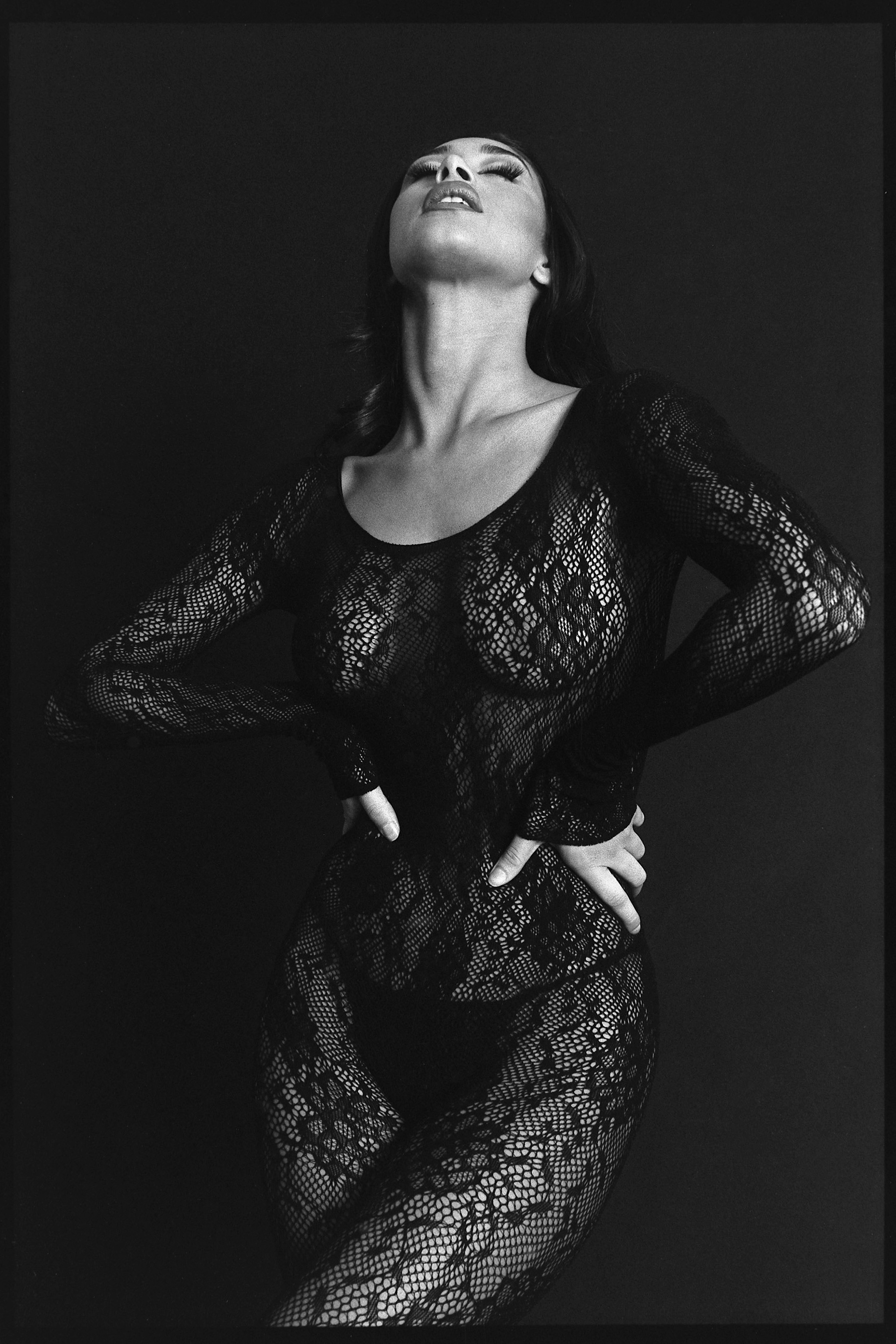 Shayna Senior from Elite Amsterdam shot on Fomapan 100 developed in Adox Adonal 50:1 for 9 minutes.