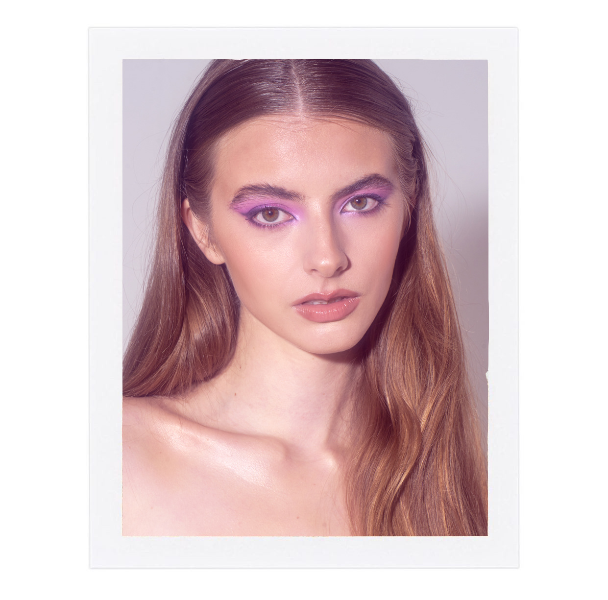 Britt Kuipers is a model based in Amsterdam, shooting together with JMstudio for a beauty photoshoot in these polaroid-style images